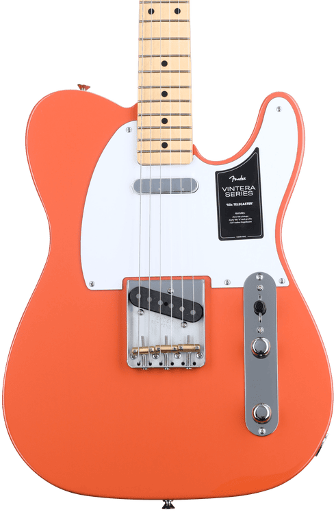 Fender Vintera '50s Telecaster - Fiesta Red | Sweetwater Fender Vintera '50s Telecaster - Fiesta Red | Sweetwater