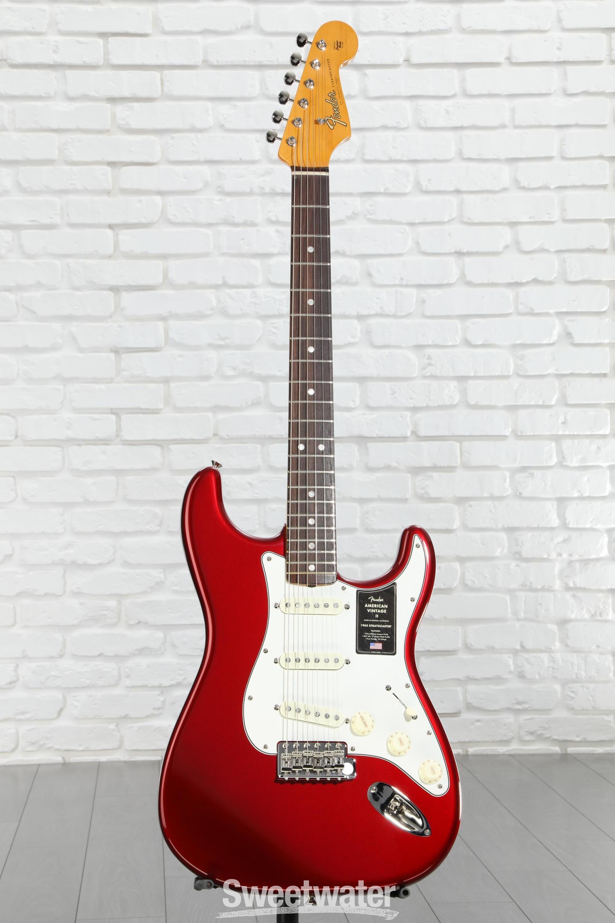 メカニック　Fender Stratocaster アップルレッド Amazon.com: Fender American Vintage II 1965 Stratocaster