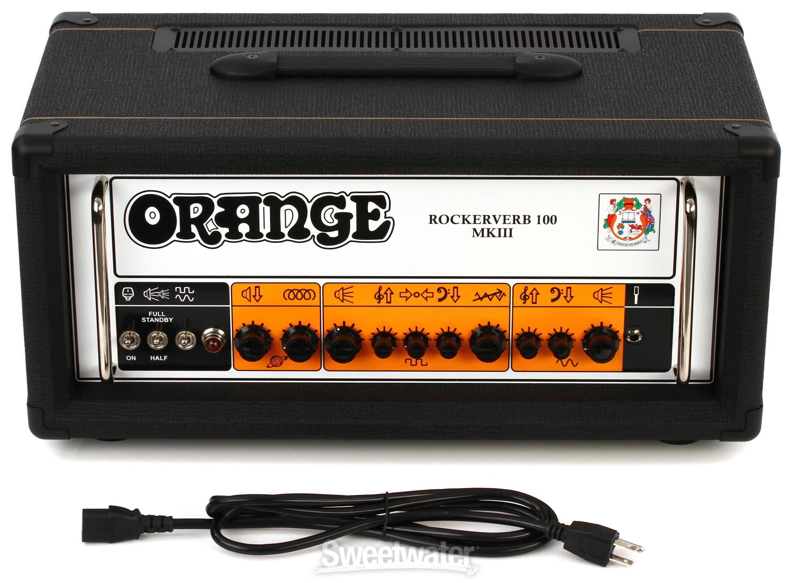 Orange Rockerverb 100 MKIII - 100-watt 2-channel Tube Head - Black