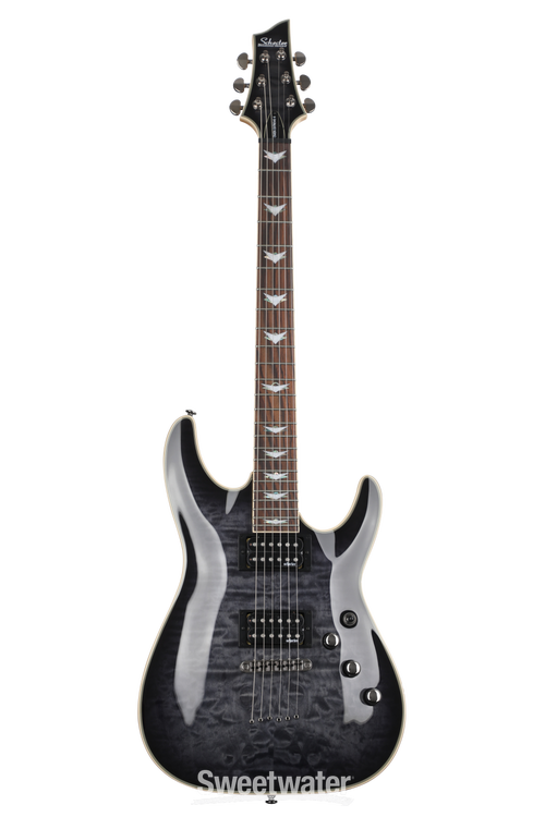 Schecter Omen Extreme-6 Electric Guitar - See-Thru Black | Sweetwater