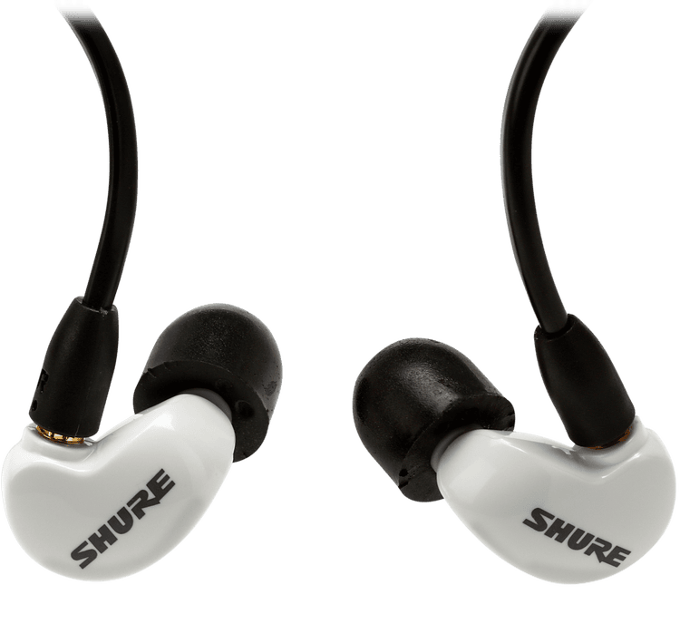 Shure AONIC 215 Sound Isolating Earphones - White | Sweetwater