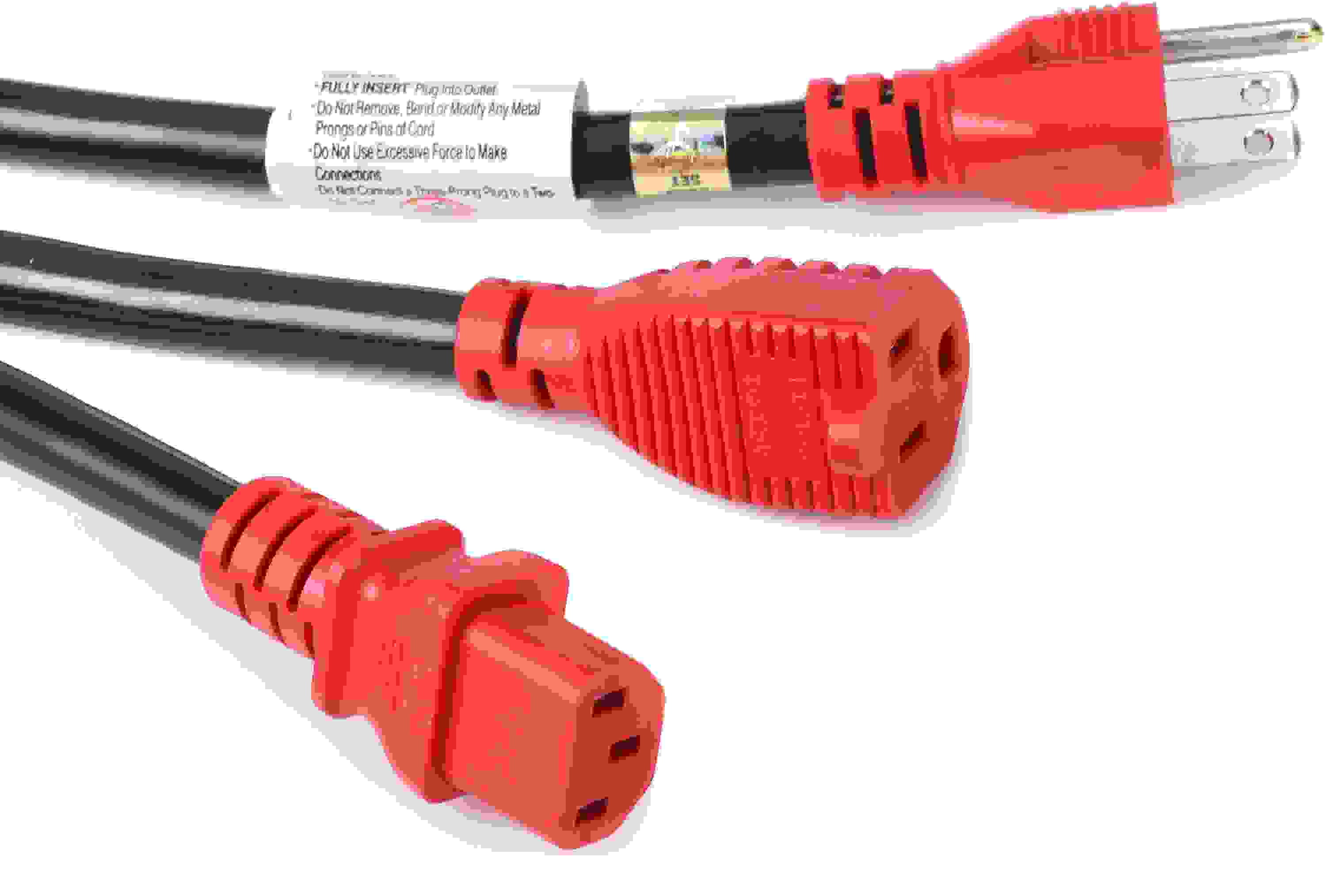 D'Addario PW-IECPB-10 IEC Power Cable+ with NEMA 5-15R Outlet - 10 foot