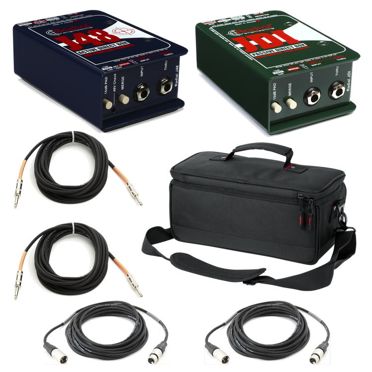 世界的に DI J48 and DI Passive JDI Radial Package Sweetwater | 配信機器・PA機器・レコーディング機器