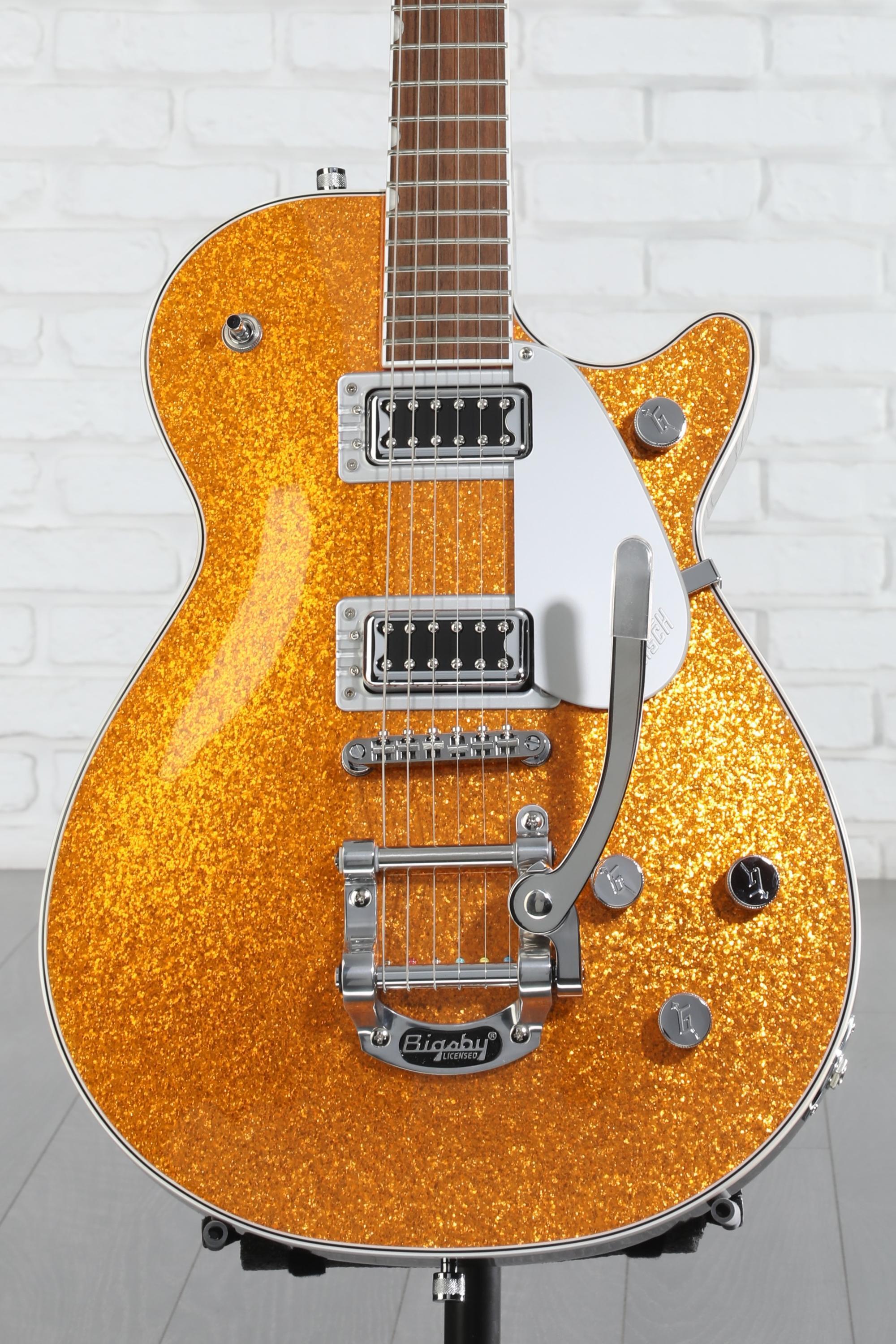 ギター Electromatic GRETSCH G2616 Jet Sparkle Gretsch Electromatic Jet Electric Guitar - Gold Sparkle