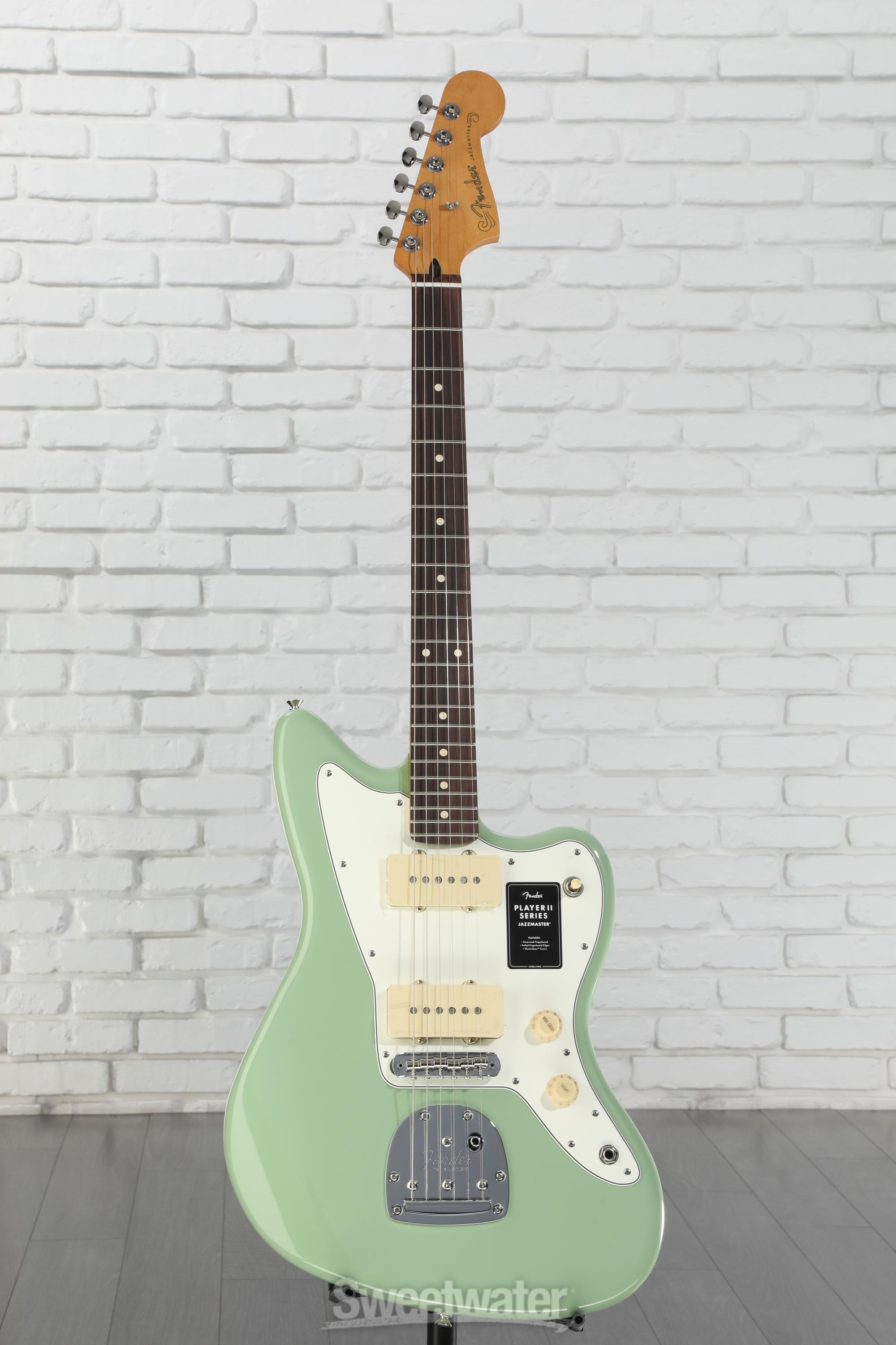 ギター Fender Player Series Jazzmaster Fender Player Jazzmaster - Polar White with Pau Ferro