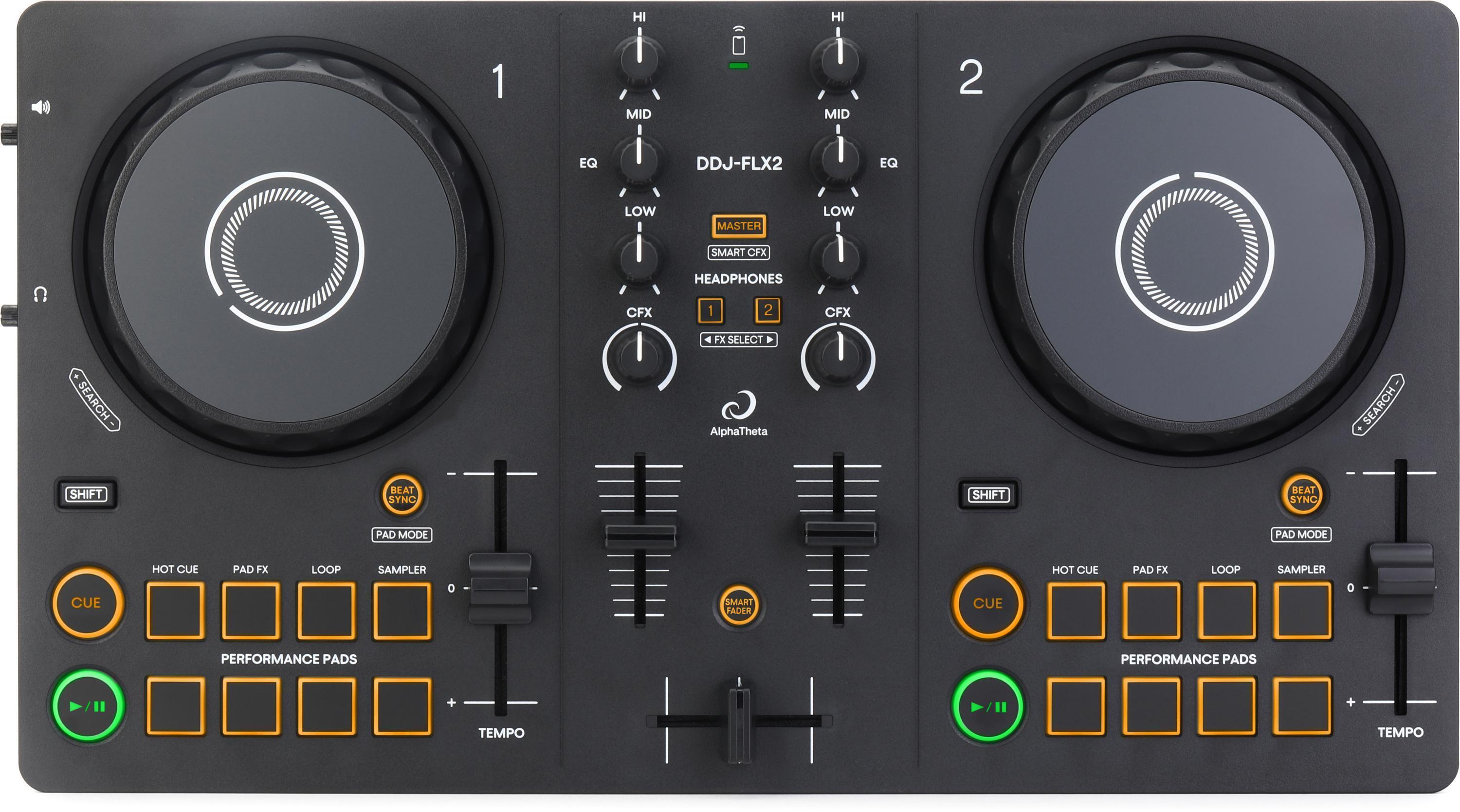 Pioneer DJ DDJ-200 2-deck Rekordbox DJ Controller | Sweetwater