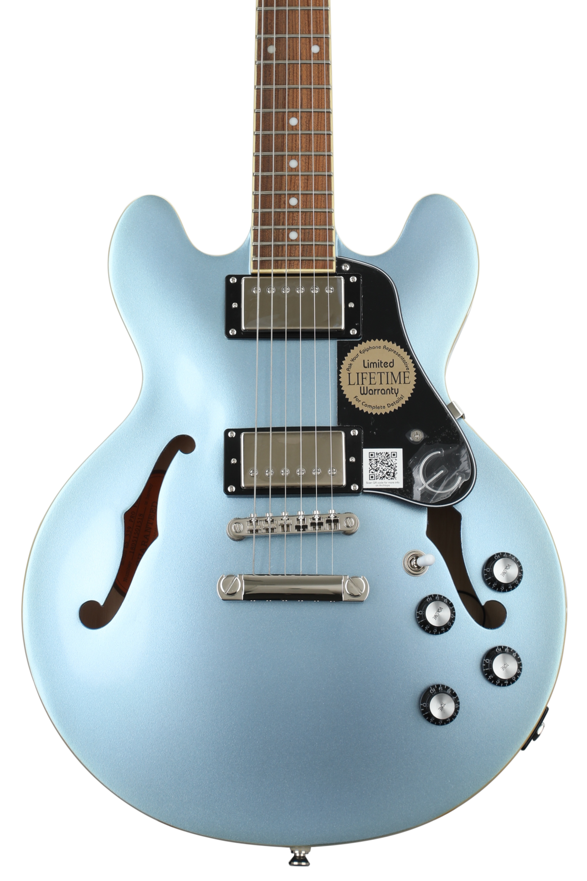Epiphone ES-339 Semi-Hollow Electric Guitar Pelham Blue