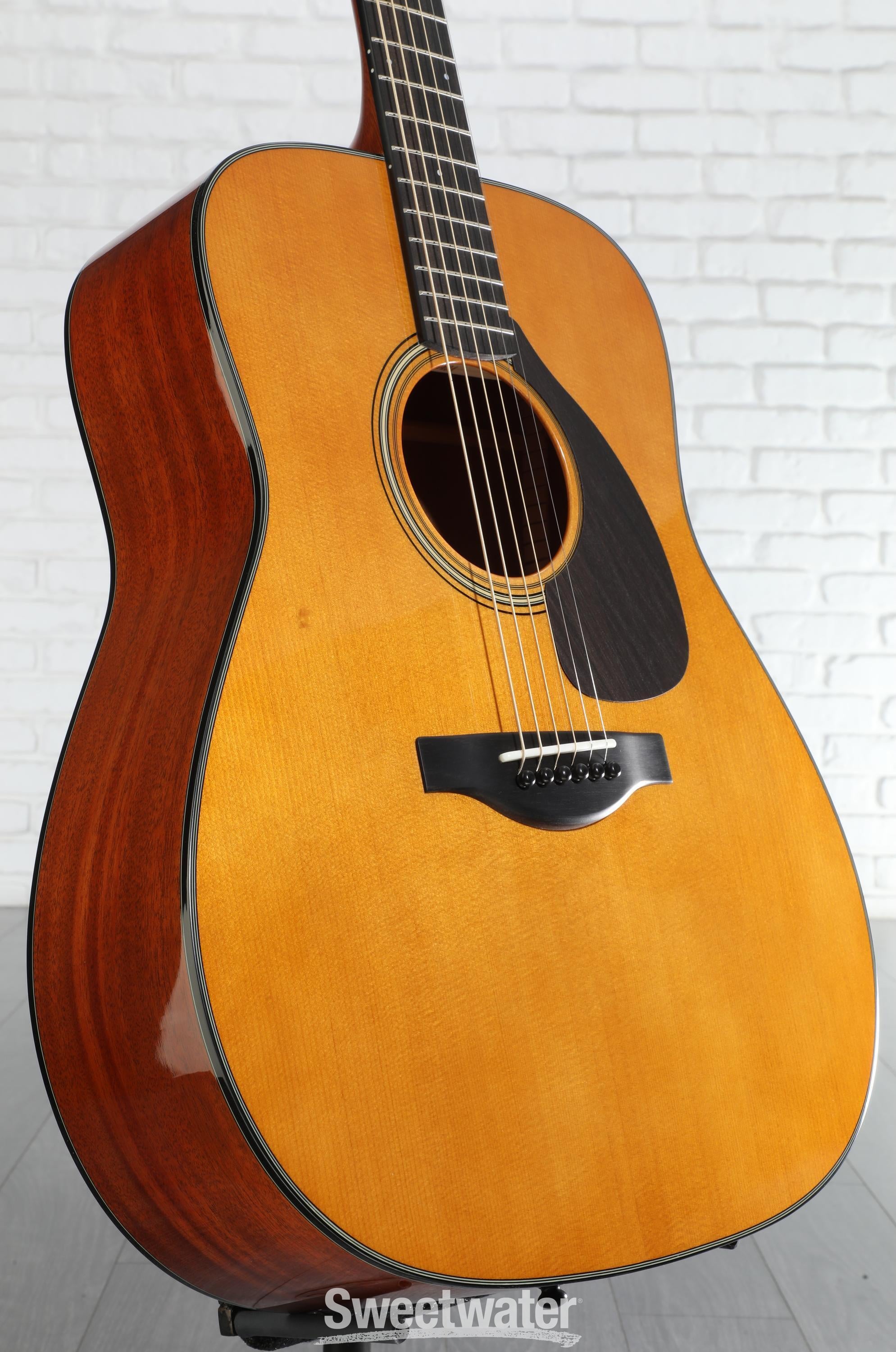 Yamaha FG5 Red Label Acoustic Guitar - Natural | Sweetwater