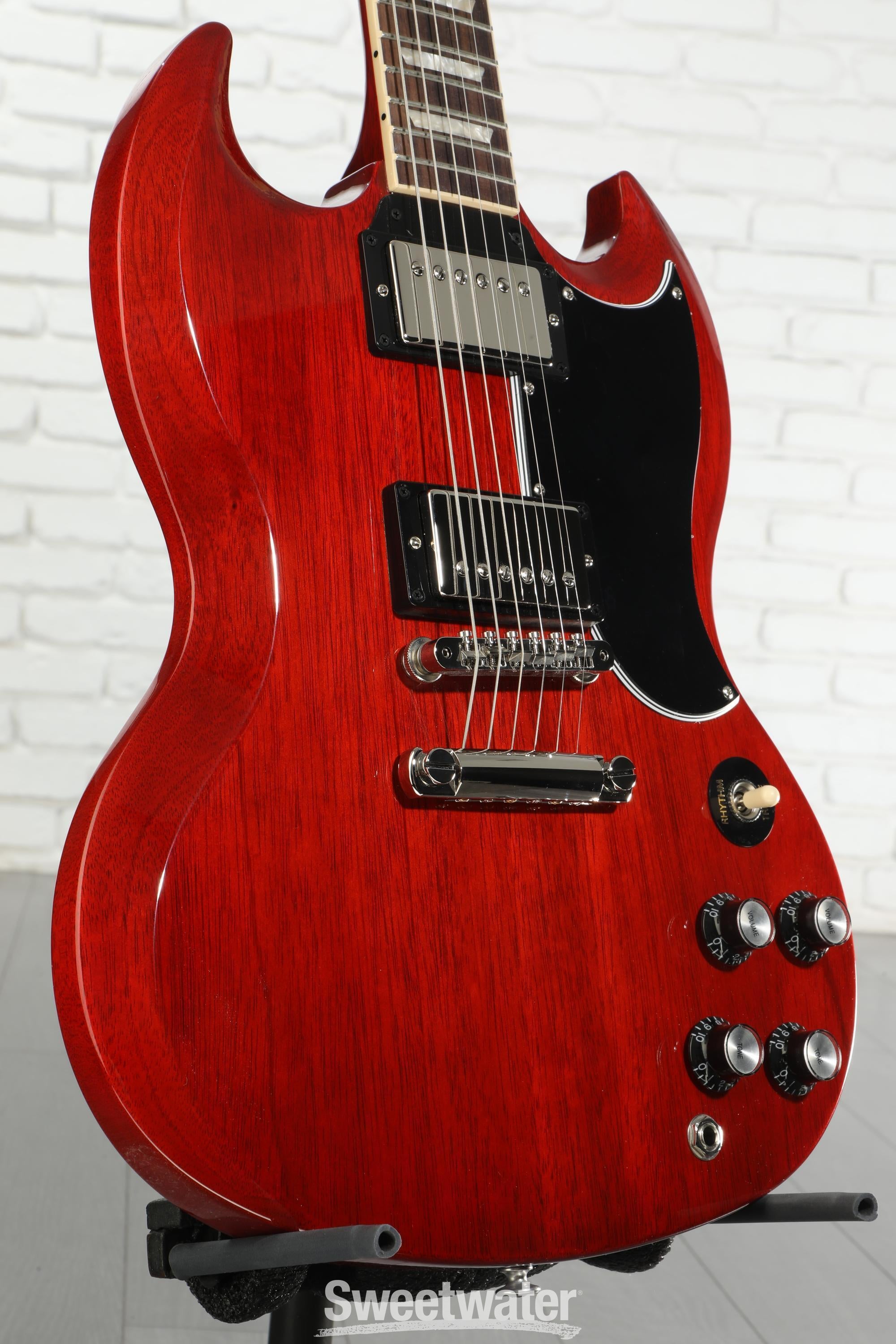 ギター Gibson SG Standard 61 Reissue Gibson SG Standard '61 Electric Guitar - Vintage Cherry | Sweetwater
