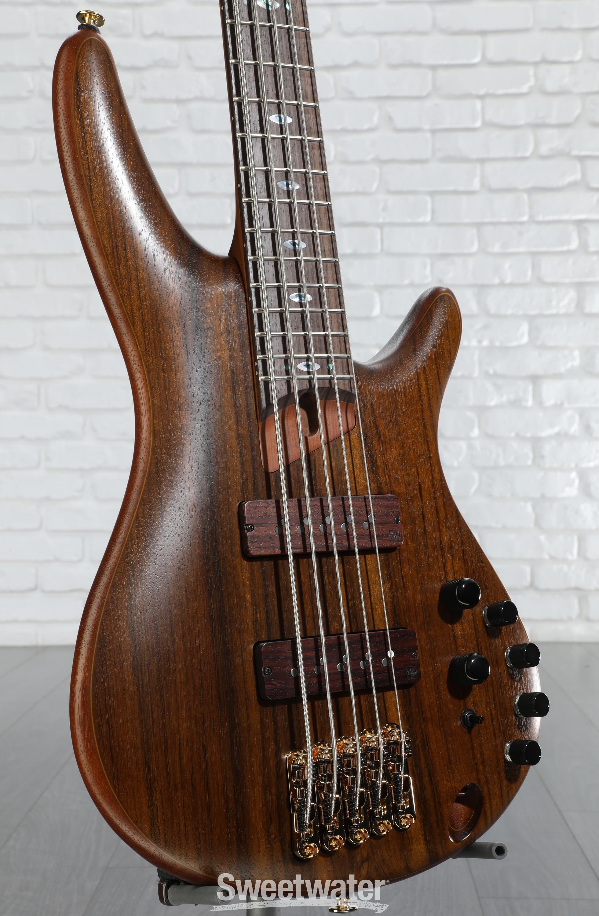 Ibanez Prestige SR5505 5-string Bass Guitar - Mocha Flat | Sweetwater