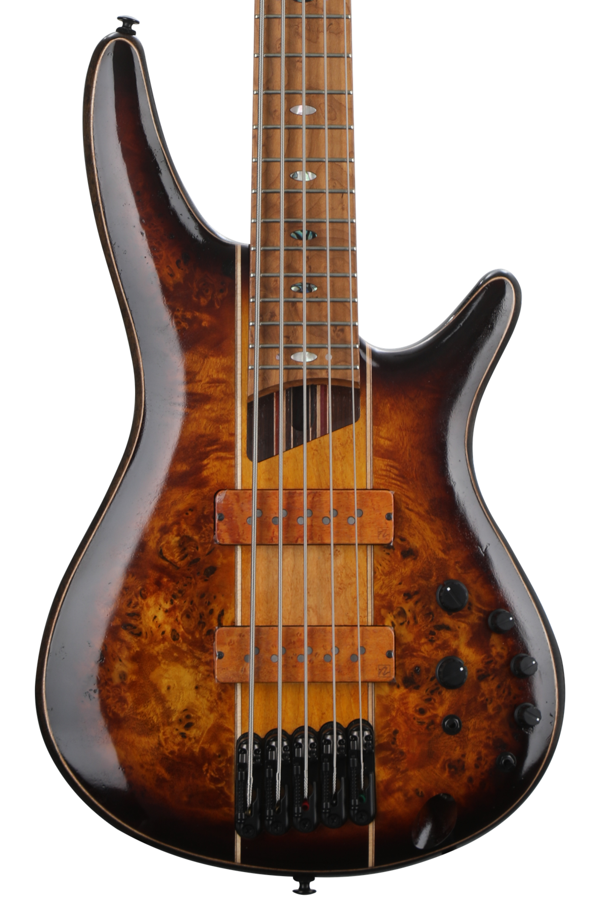Ibanez Premium SR5PBLTD Bass Guitar - Dragon Eye Burst Low Gloss
