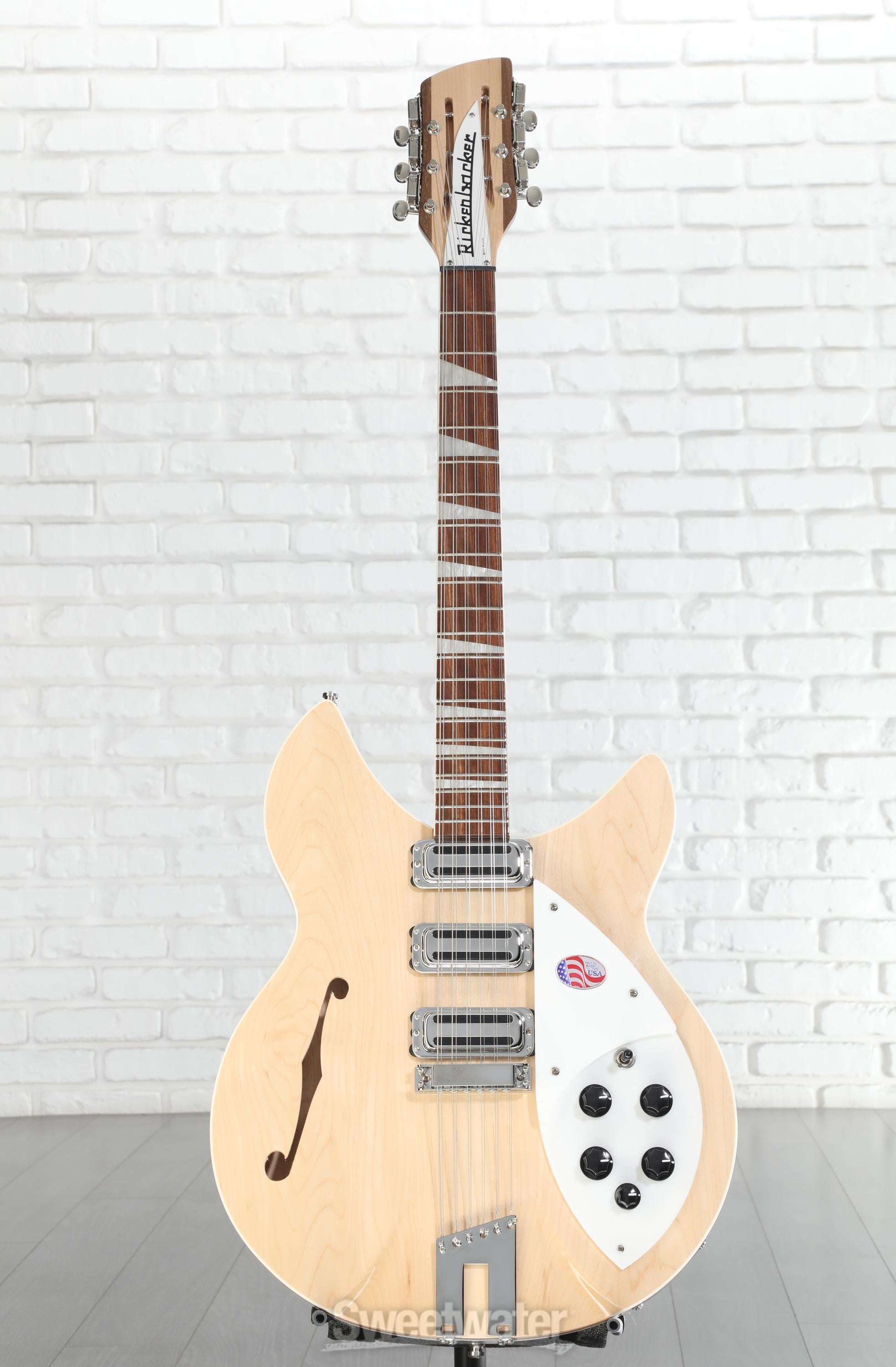 Rickenbacker 1993Plus Semi-hollowbody Electric Guitar - Mapleglo