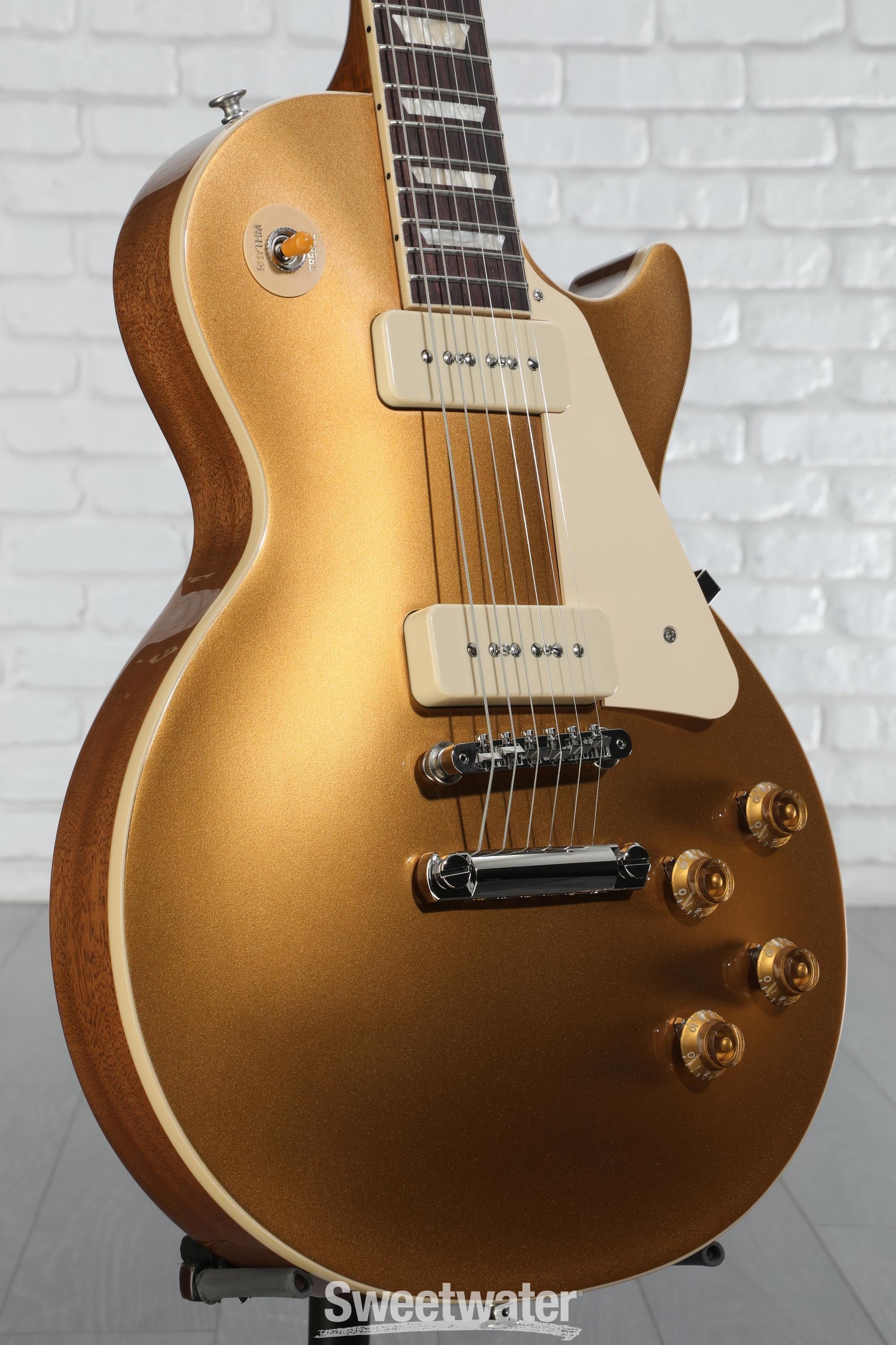セール 国内 Gibson Les Paul Standard '50s P90 Electric Guitar - Gold Top ギター