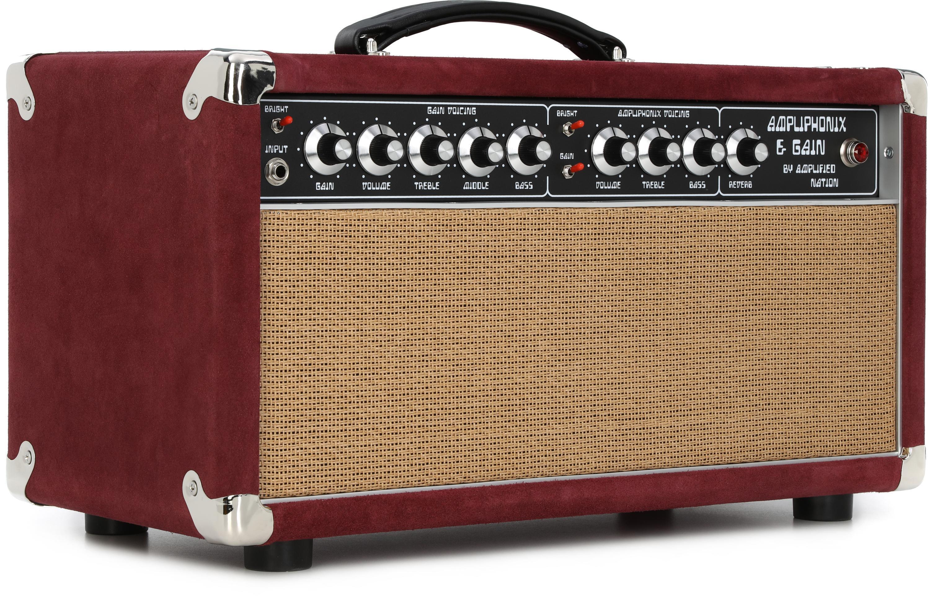 Amplified Nation Ampliphonix and Gain 50watt Tube Amplifier Head