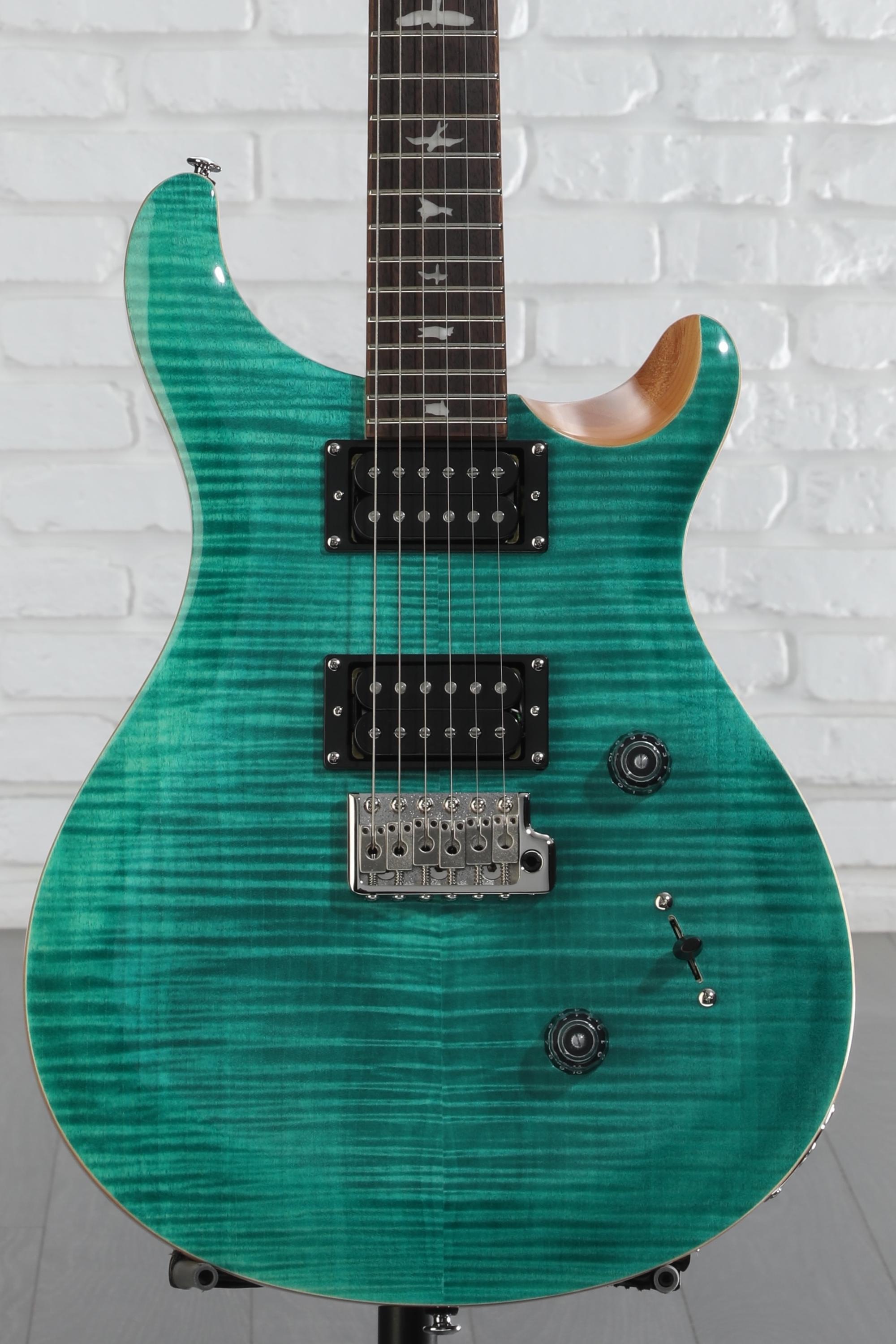 PRS SE custom 24-08 turquoise 純正ケース付き PRS SE Custom 24-08 Electric Guitar Turquoise | Guitar Center