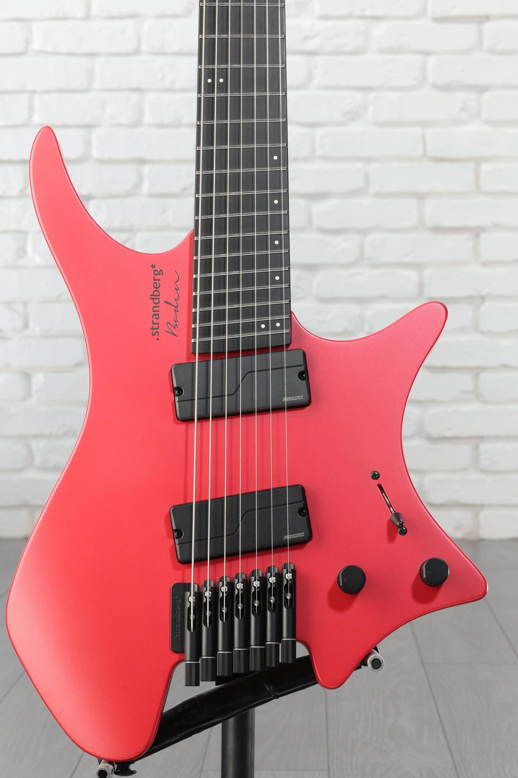 Strandberg Boden Metal NX 7 Electric Guitar - Blood Red | Sweetwater