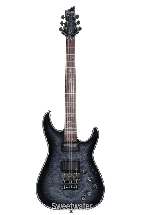 Schecter Hellraiser C-1 FR-S - Trans Black Burst - Sweetwater Exclusive