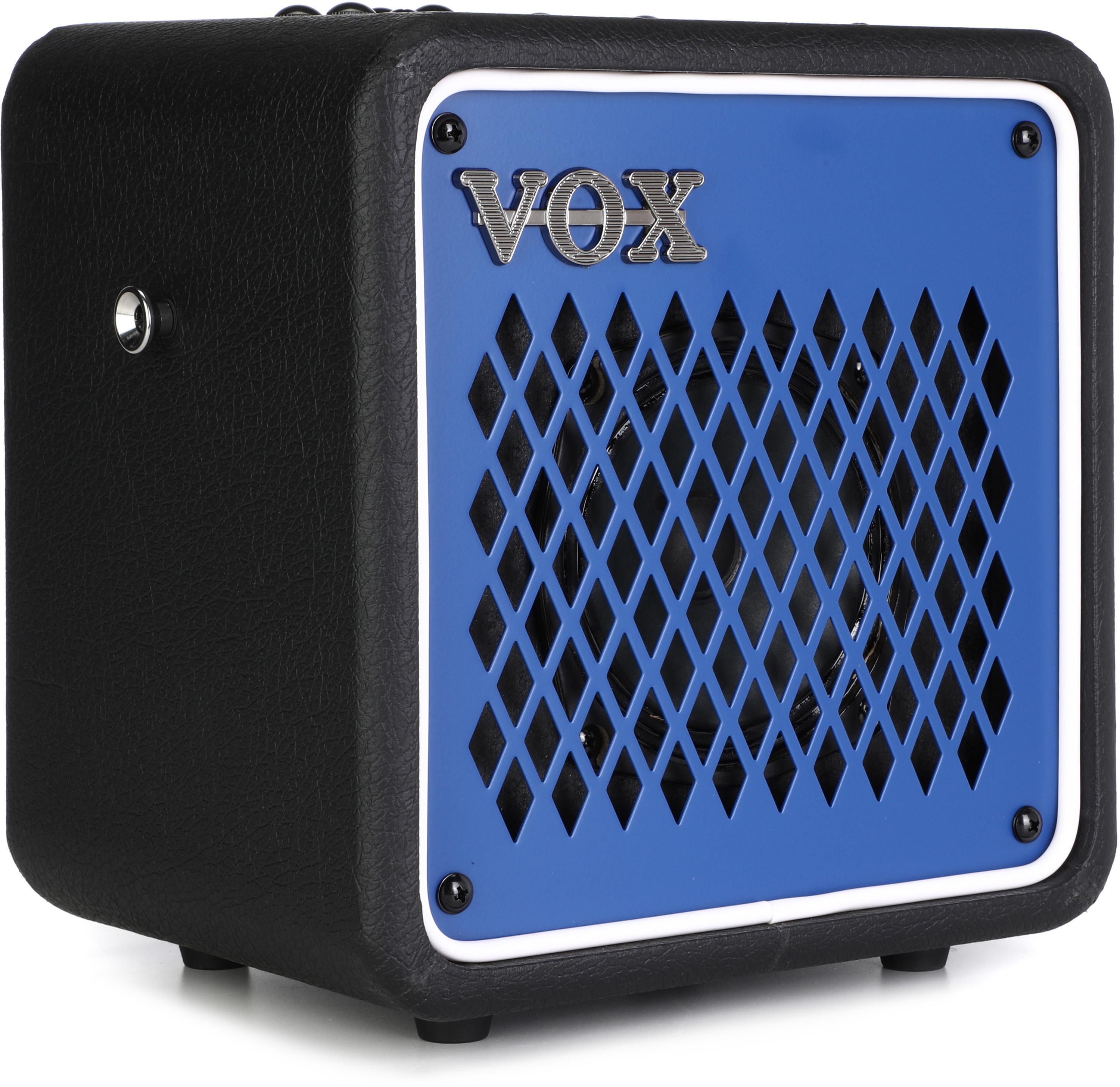 Bundled Item: Vox Mini Go 3 3-watt Portable Modeling Amp - Blue