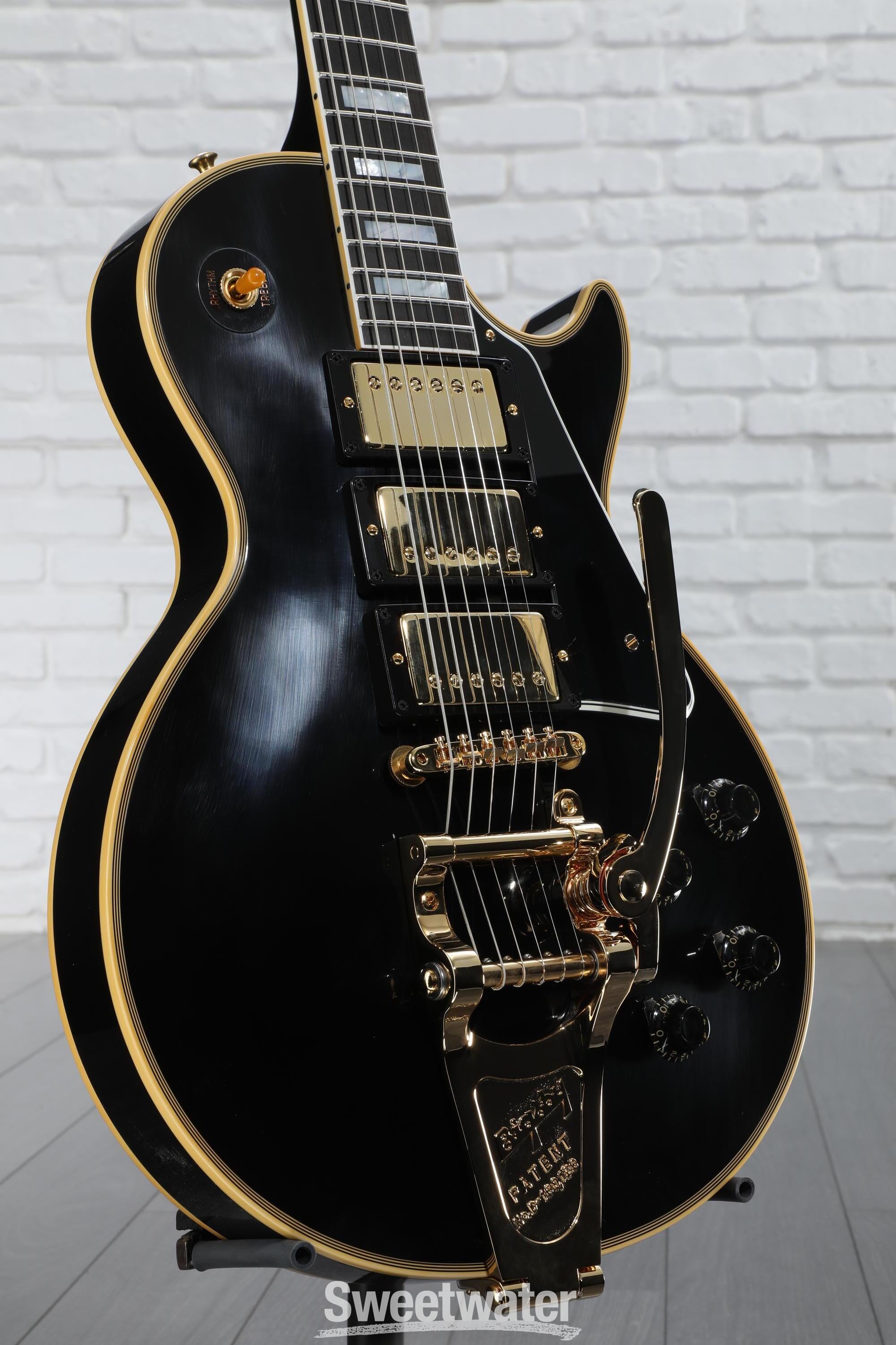 ギター Gibson custom shop 1957 les paul custom Gibson Custom Shop 1957 Les Paul Custom Reissue, Gold