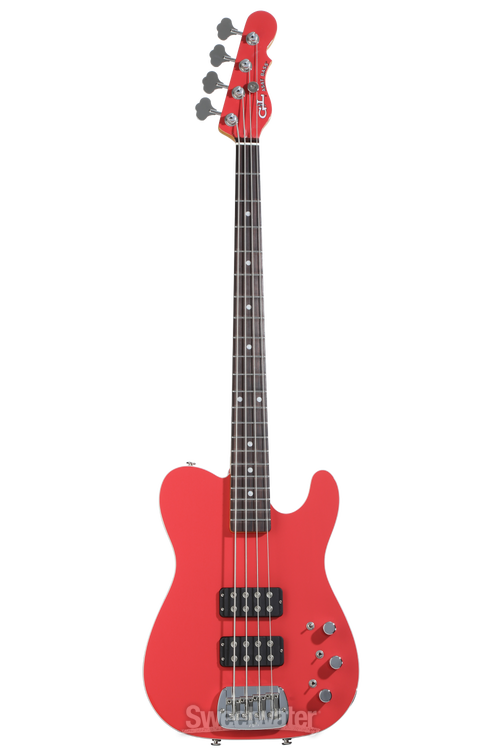 G&L Fullerton Deluxe ASAT Bass - Fiesta Red, Sweetwater