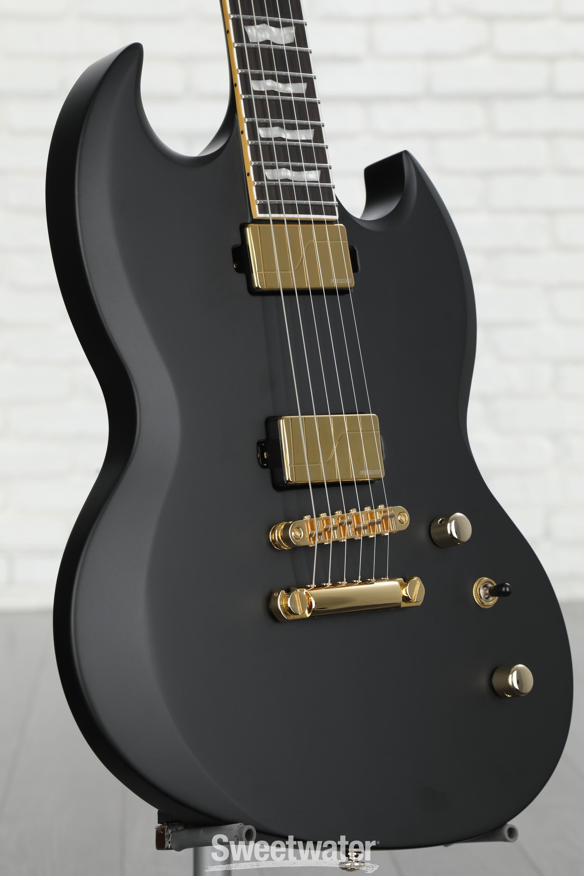 ESP LTD Viper-1000 Electric Guitar - Vintage Black | Sweetwater