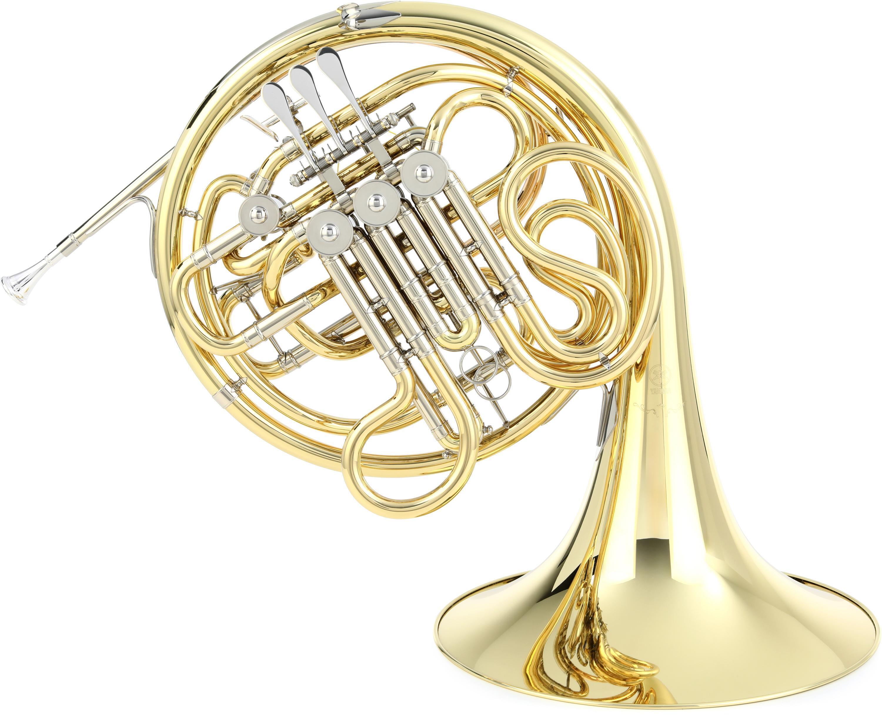 Yamaha YHR-672 Professional Double Horn - Lacquer with Fixed Bell