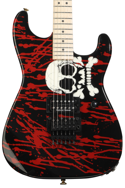 Charvel Warren DeMartini USA Signature San Dimas - Blood and Skull
