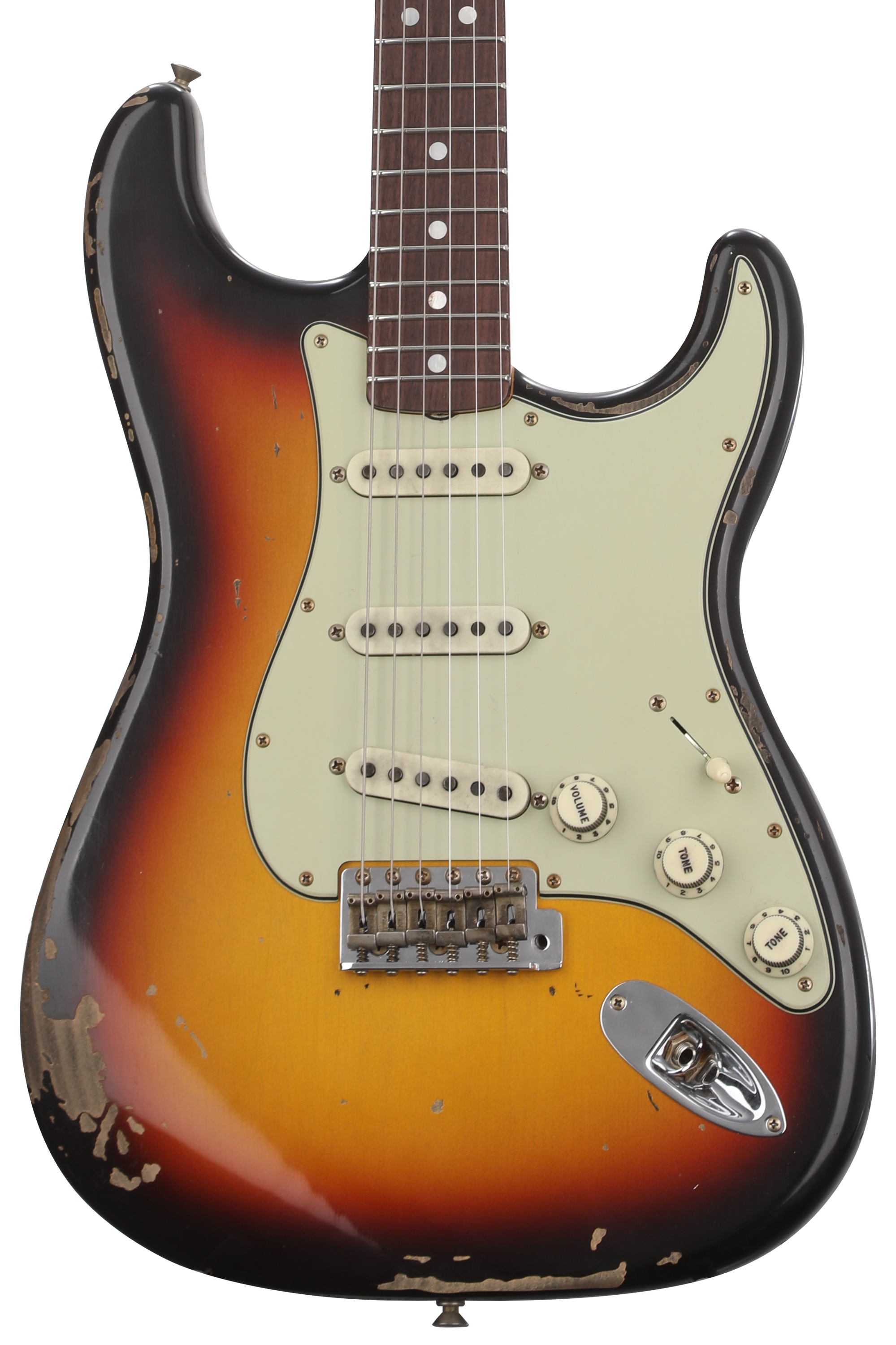 Fender Custom Shop Michael Landau Signature 1968 Relic Stratocaster -  Bleached 3-Tone Sunburst