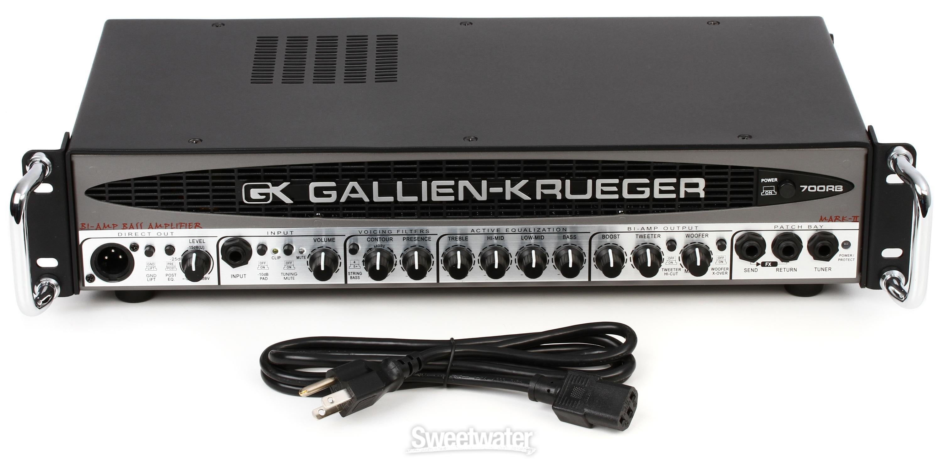 Gallien-Krueger 700RB-II 480+50-Watt Compact Bass Head Reviews