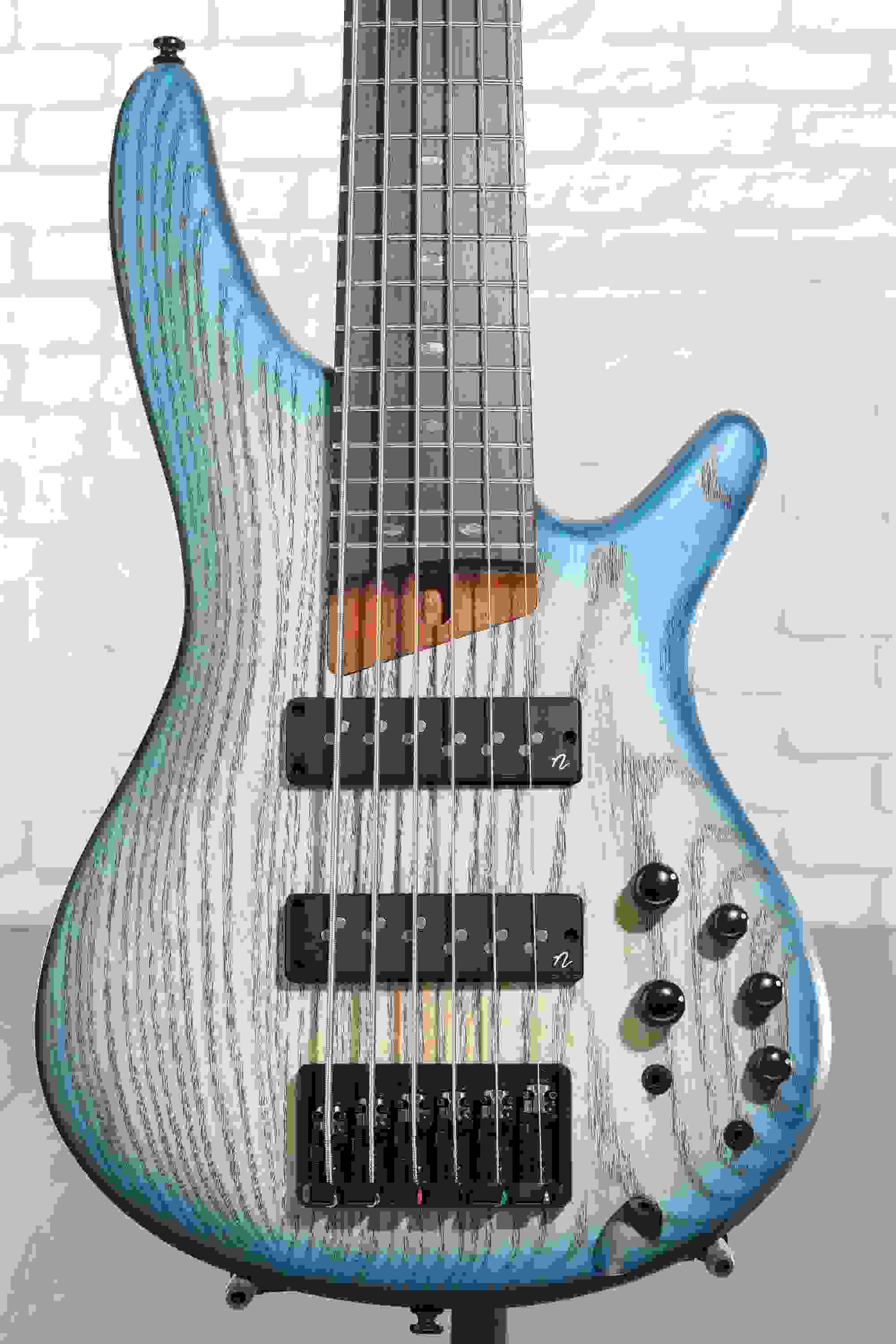 Ibanez Standard SR606E Bass Guitar - Cosmic Blue Starburst Flat