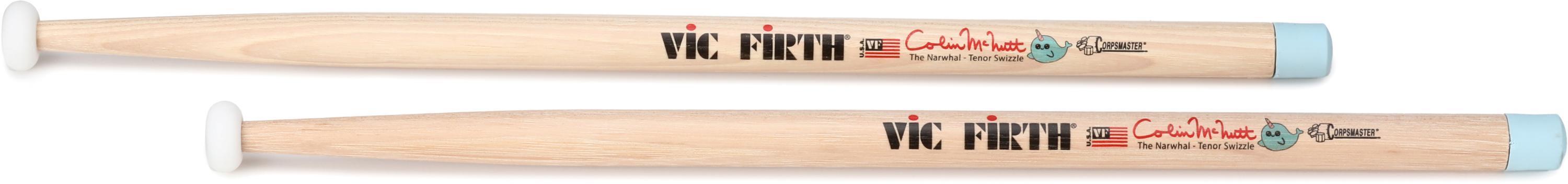 Photo of Vic Firth Corpsmaster Colin McNutt "Narwhal" Multi-Tenor Drumsticks
