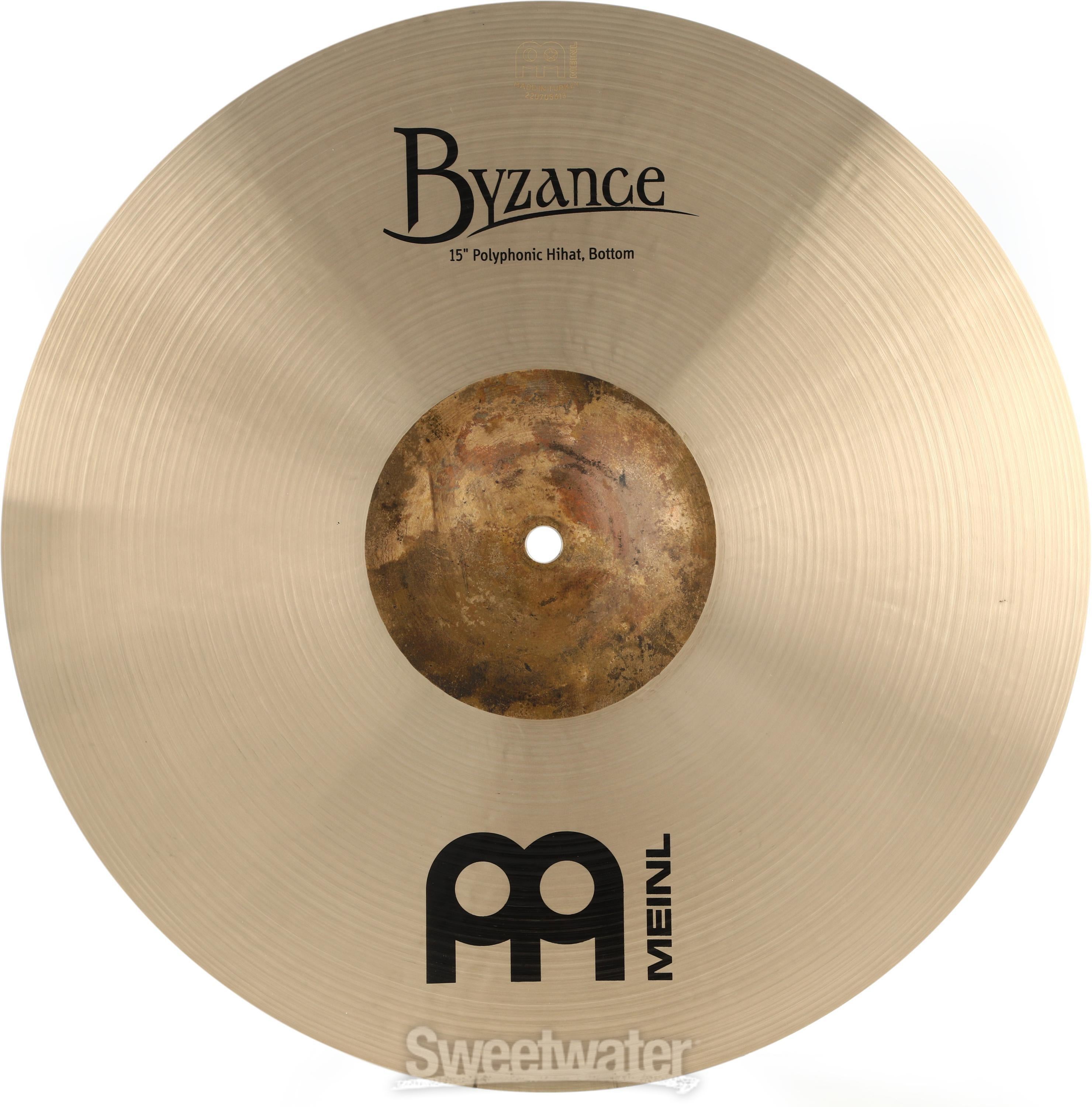 Meinl Cymbals Byzance Traditional Polyphonic Hi-hats - 15-inch