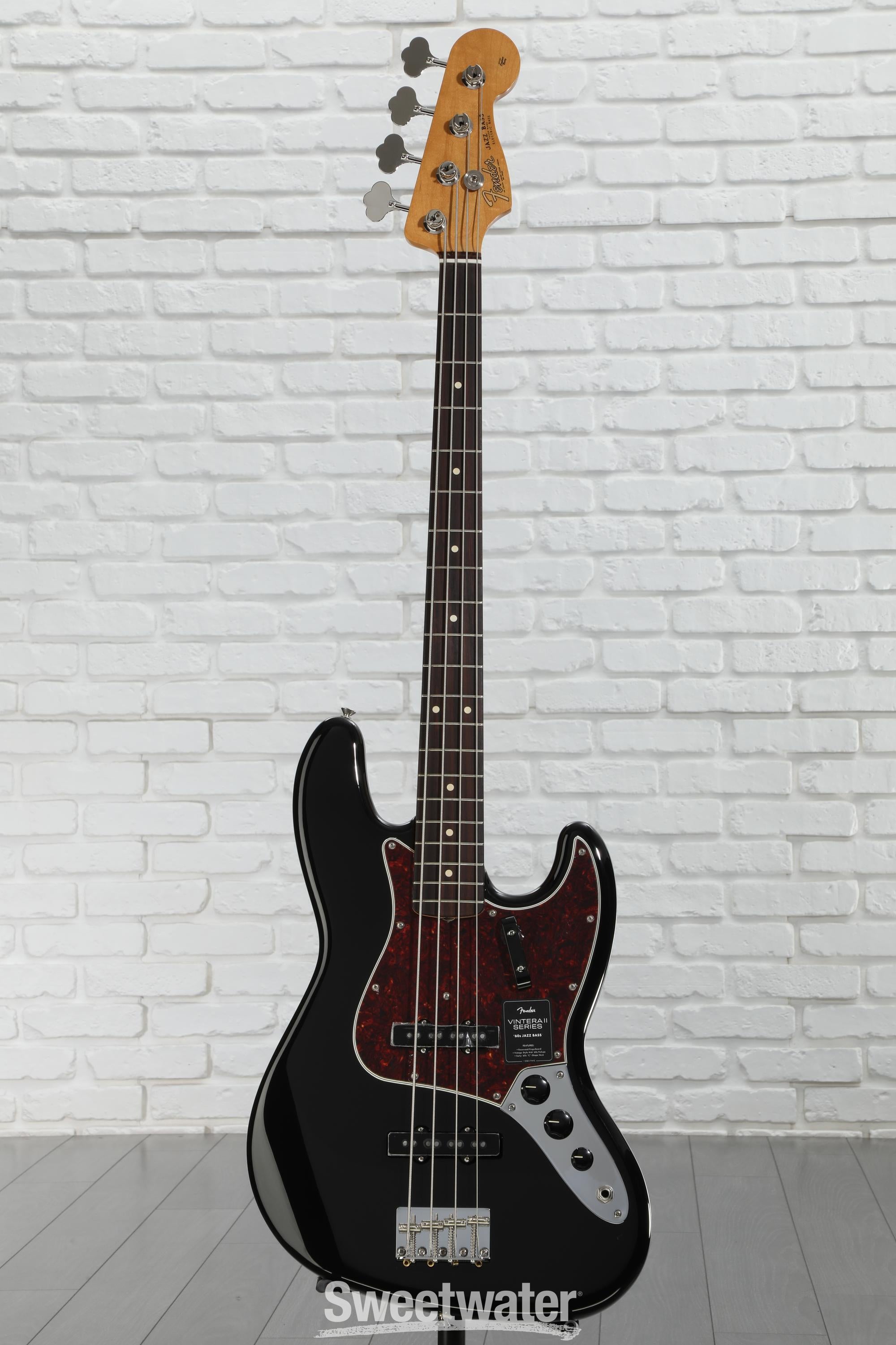 Fender Vintera II ’60s Jazz Bass Fender Vintera II 60s Jazz Bass Black – Chicago Music Exchange