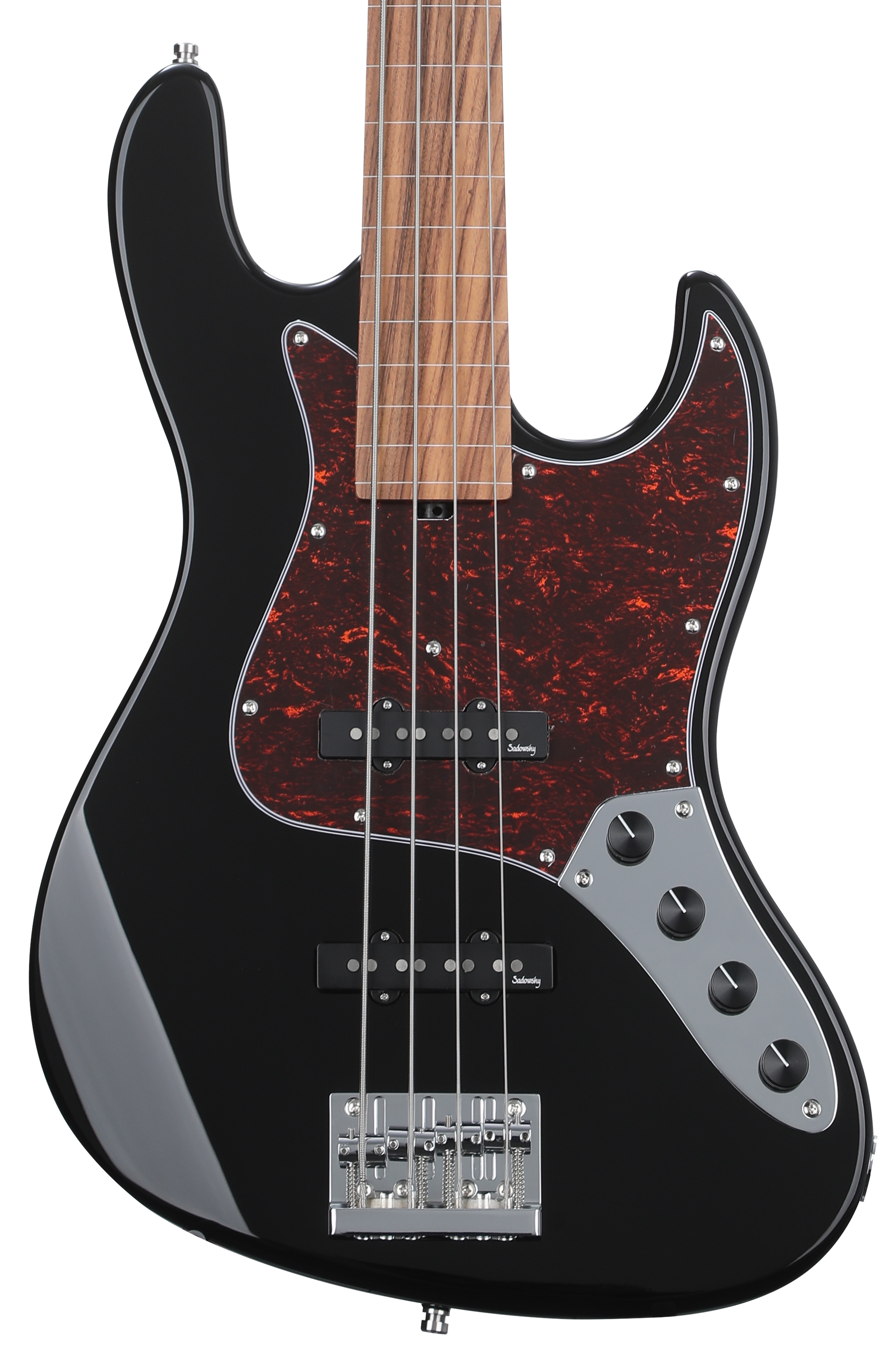 Sadowsky MetroExpress Vintage JJ Bass Fretless, 4-string - Black