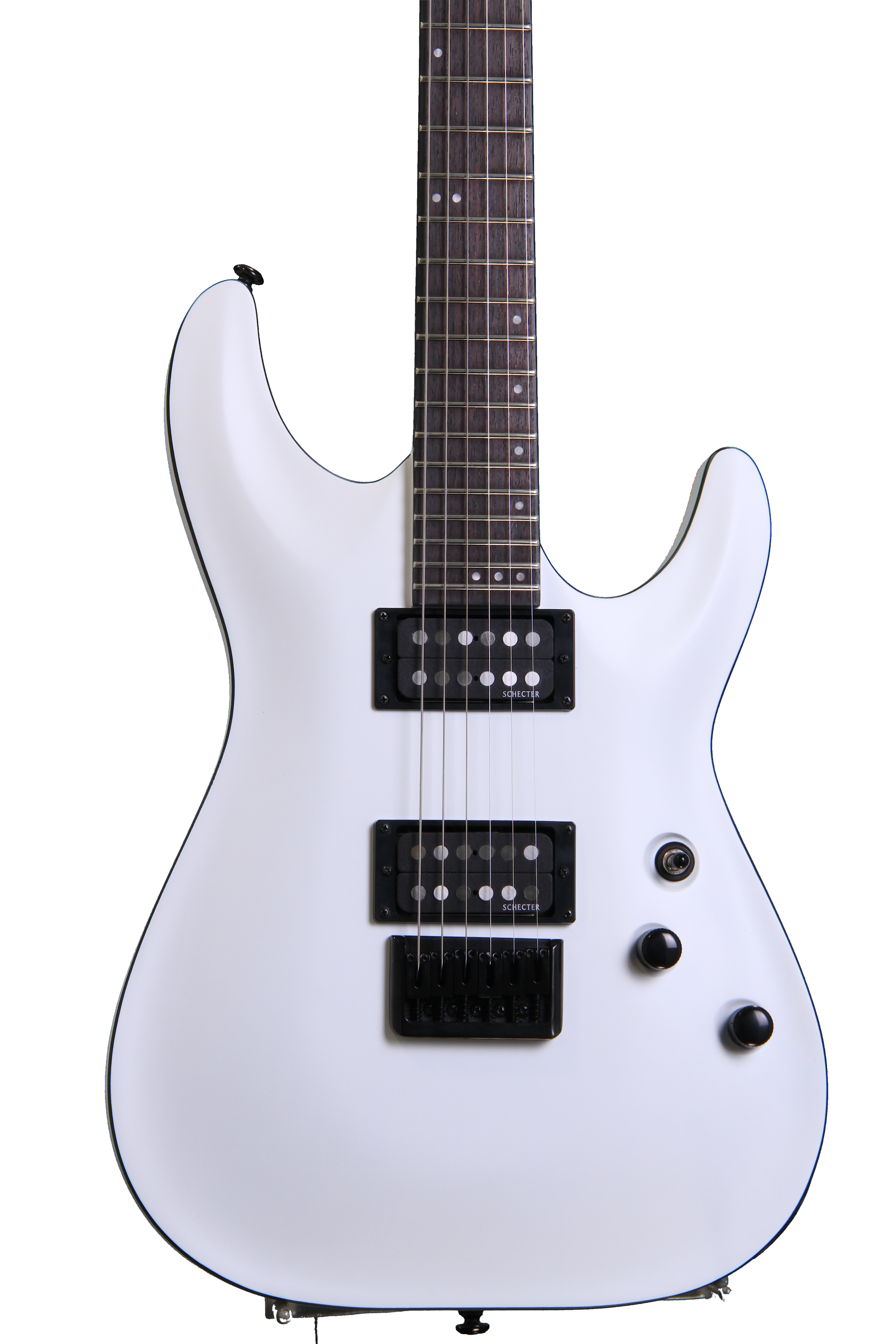 Schecter Stealth C-1 Satin White Stealth | Sweetwater