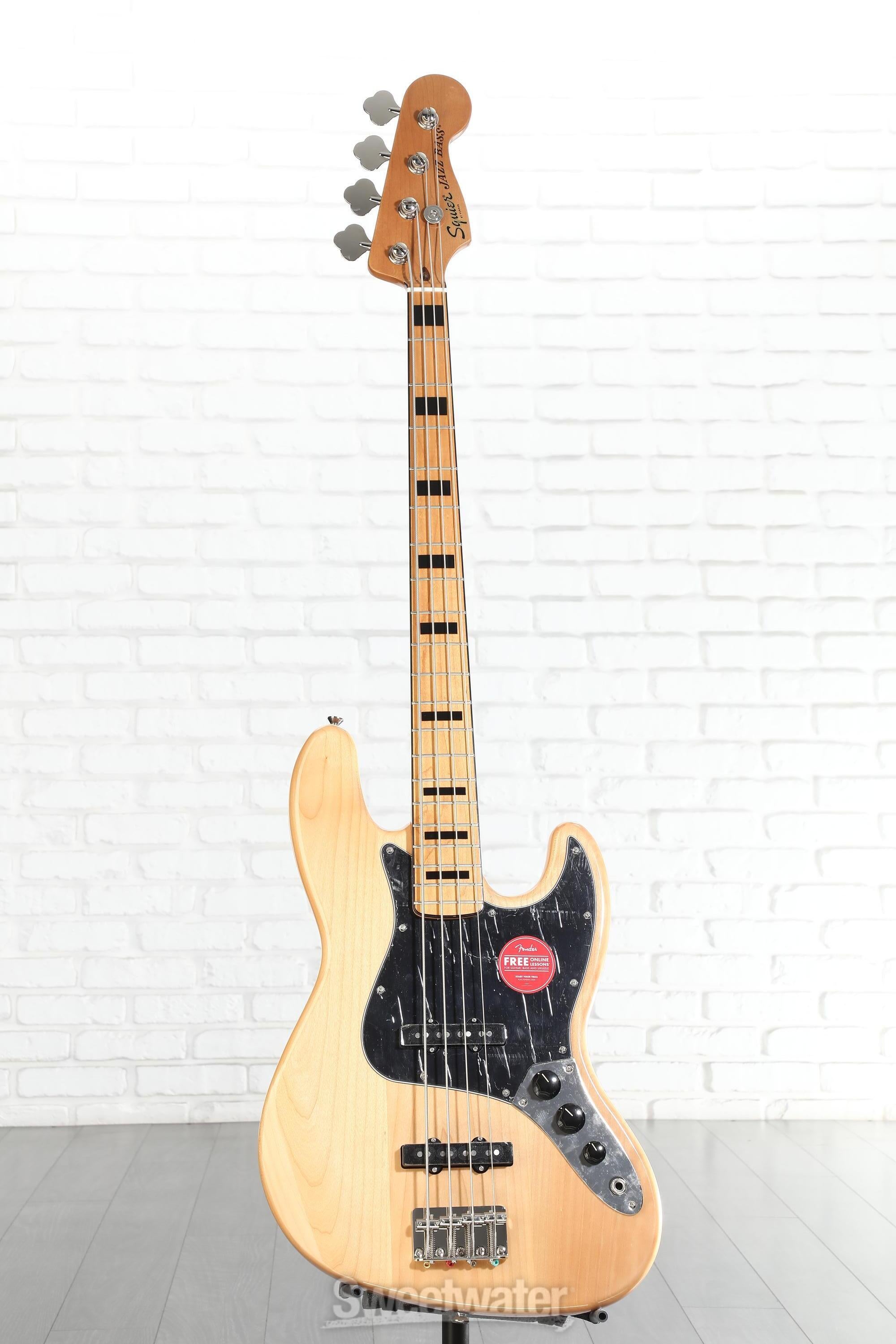 Squier Classic Vibe '70s Jazz Bass - Natural | Sweetwater