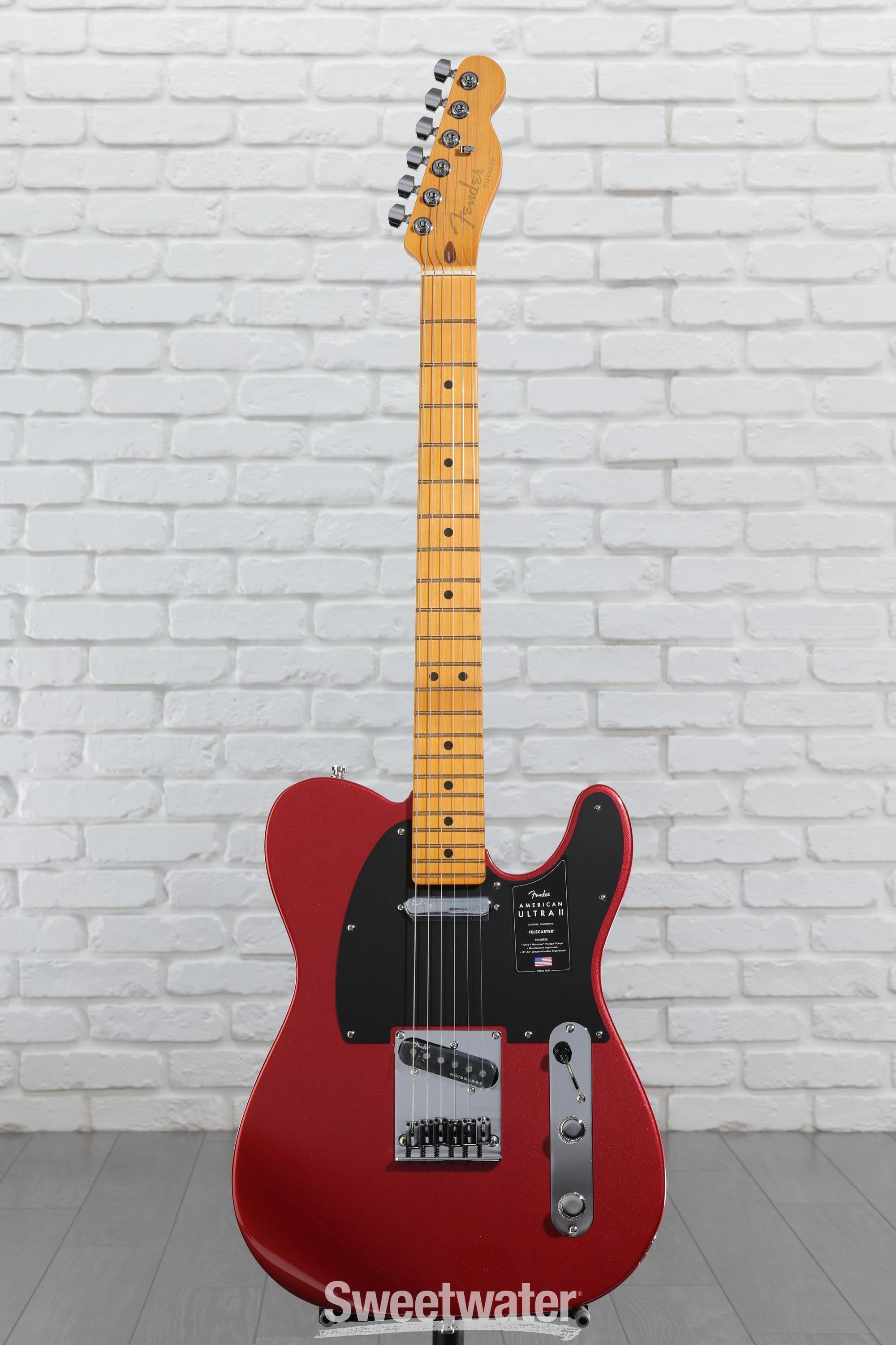 Fender American Ultra II Telecaster Electric Guitar - Sinister Red