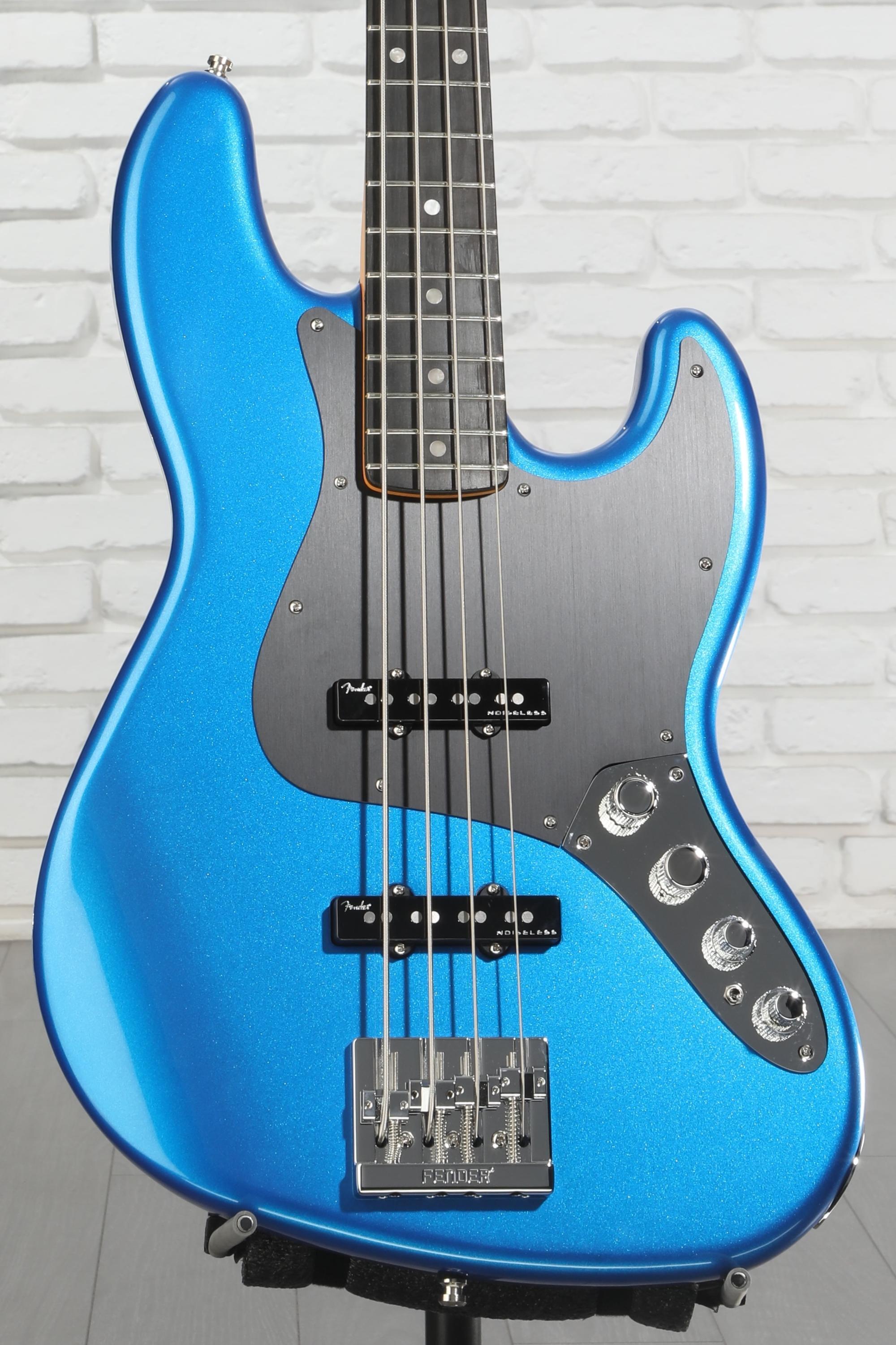 Fender American Ultra II Jazz Bass - Noble Blue, Ebony Fingerboard