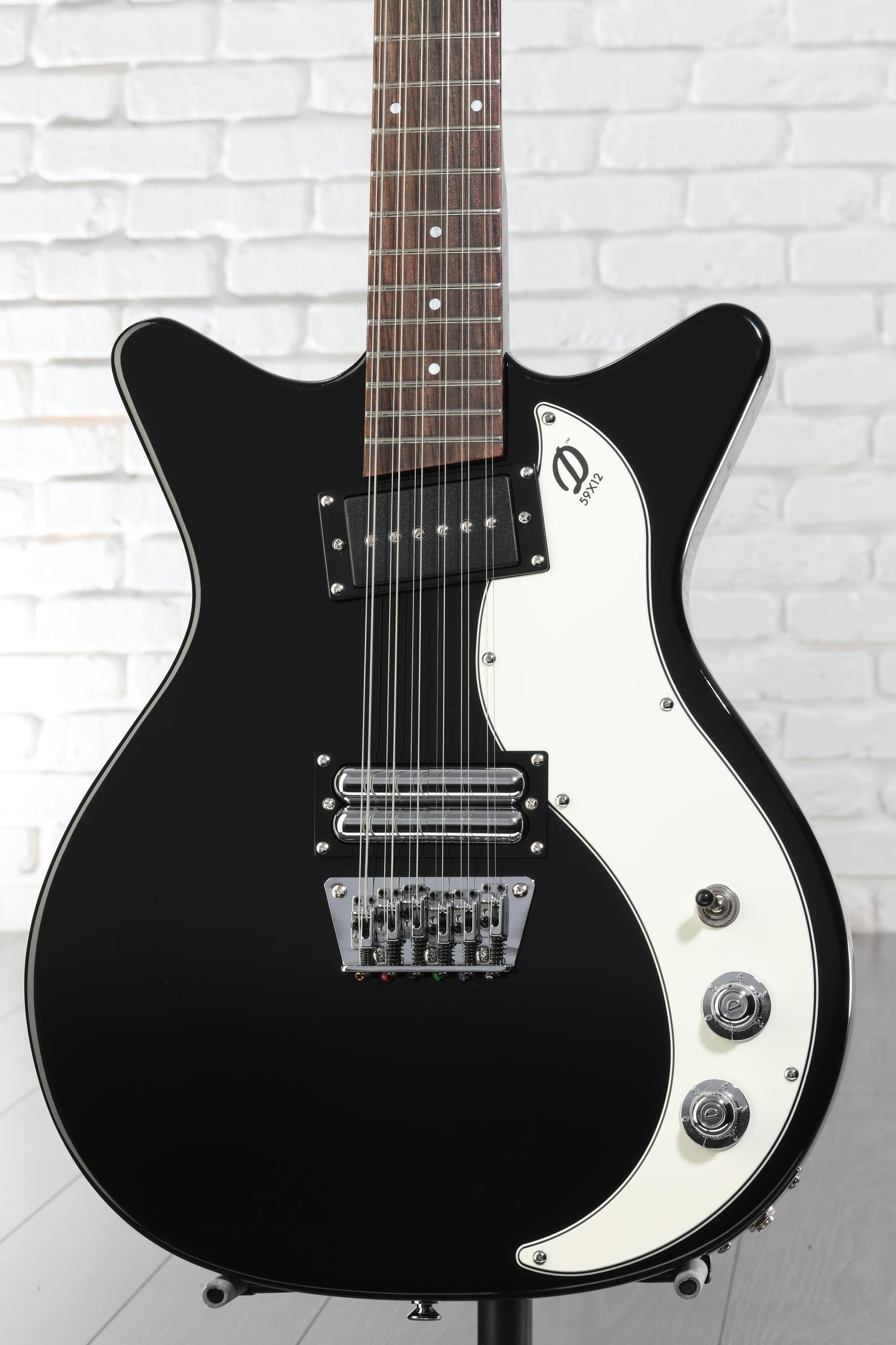 Danelectro 59X12 12-string Electric Guitar - Black | Sweetwater