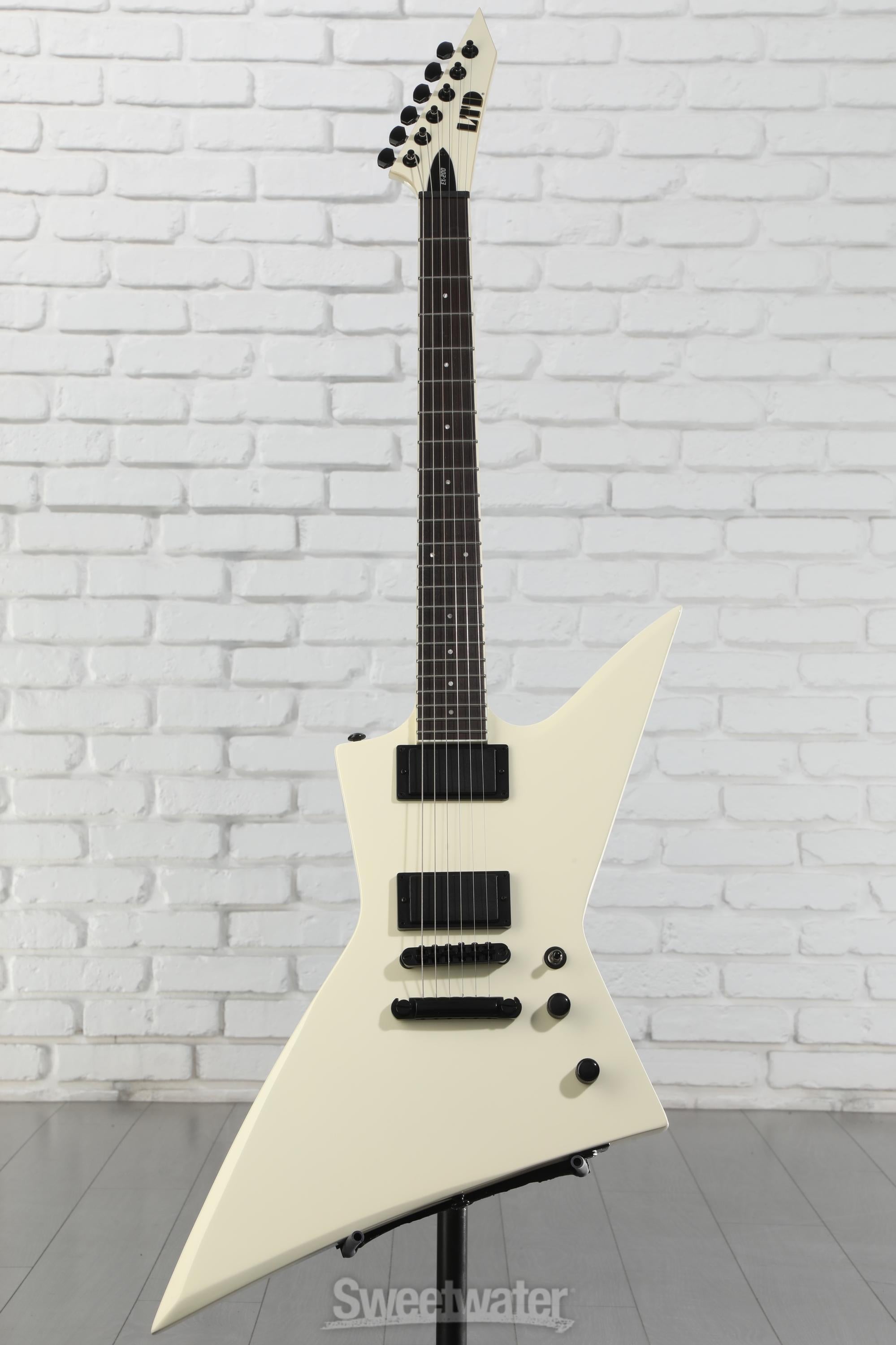 ESP エレキギター ホワイト Amazon.com: ESP LTD EX-200 Solidbody Electric Guitar