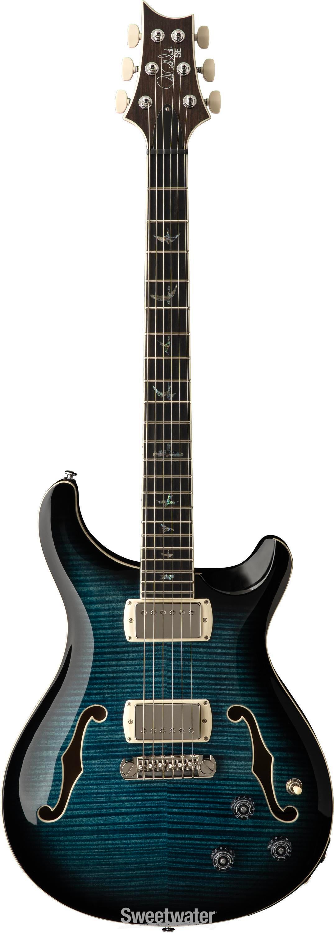 ギター PRS SE Hollowbody II Piezo PRS SE Hollowbody II Piezo Electric Guitar Orange Tiger Smokeburst