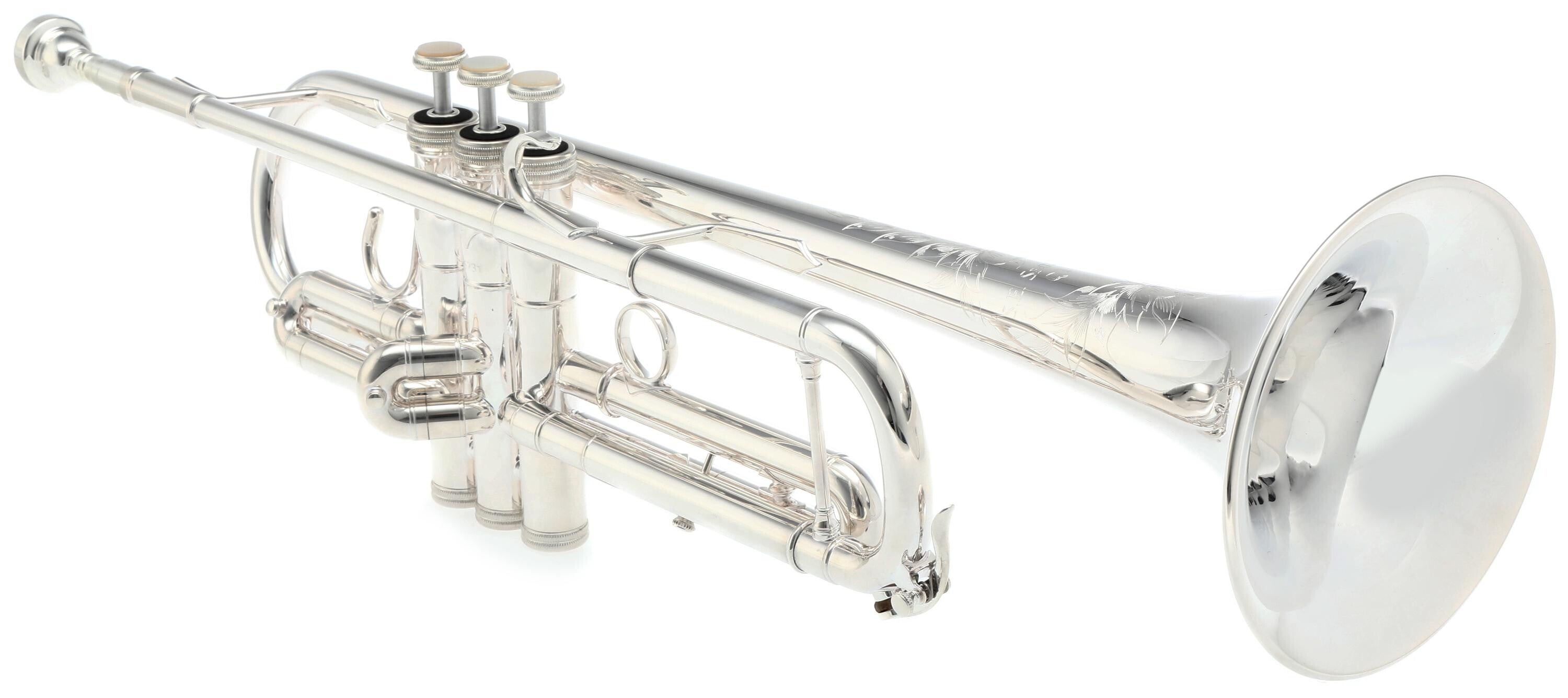 S.E. Shires TRQ10RS Q Series Professional Bb Trumpet - Reverse