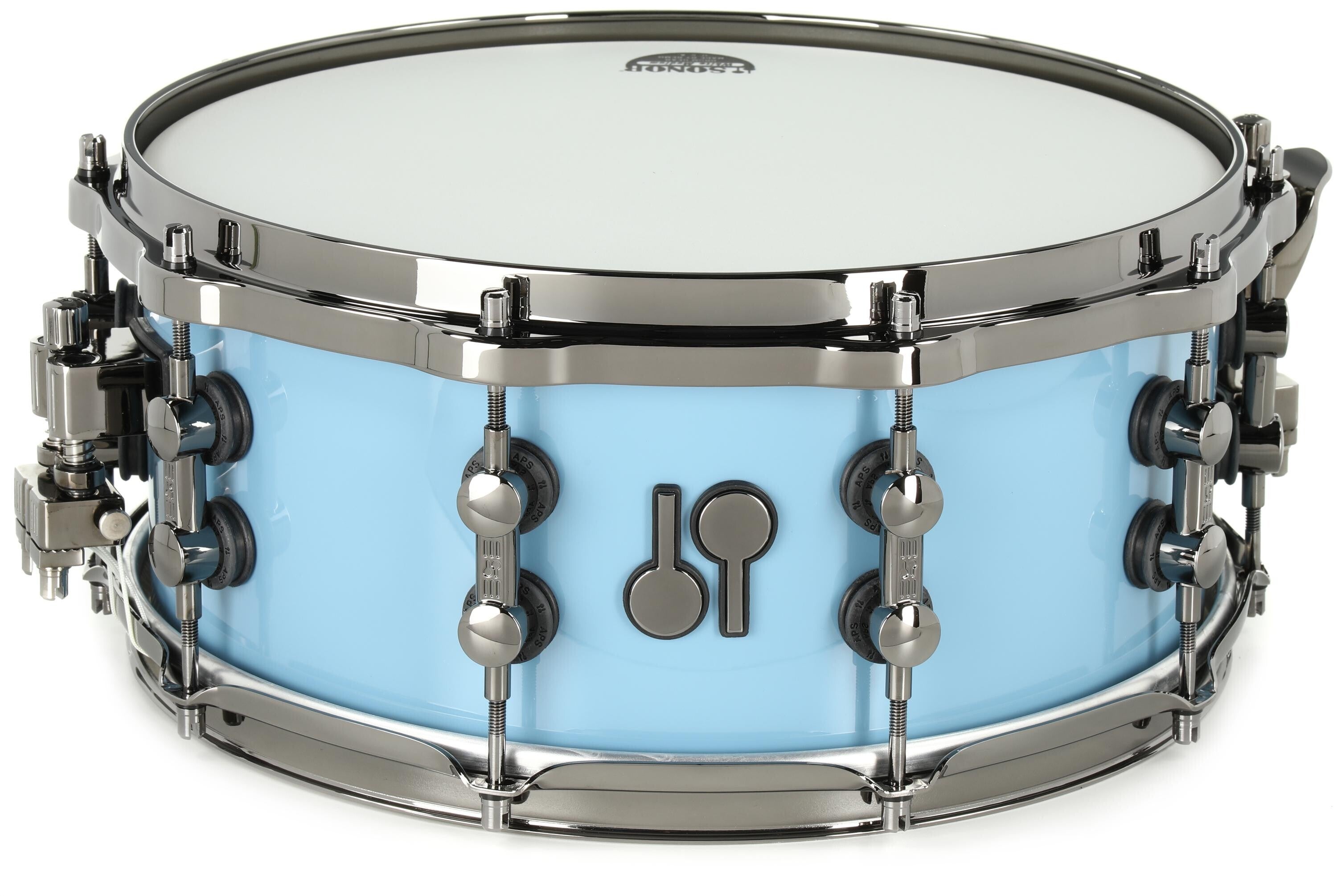 Sonor SQ2 Maple Snare Drum 6 x 14-inch- Pastel Blue