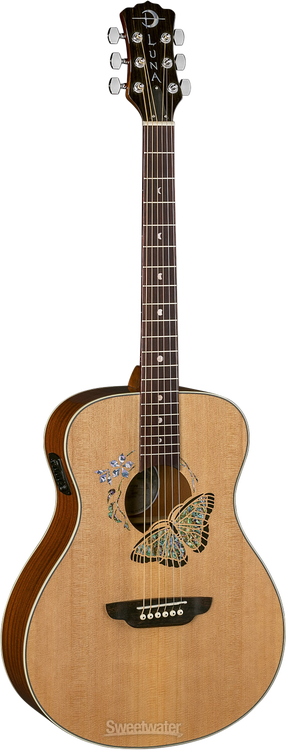 Luna Oracle Series Peace エレアコ Luna Oracle Peace Grand Concert Cutaway Acoustic/Electric Guitar w