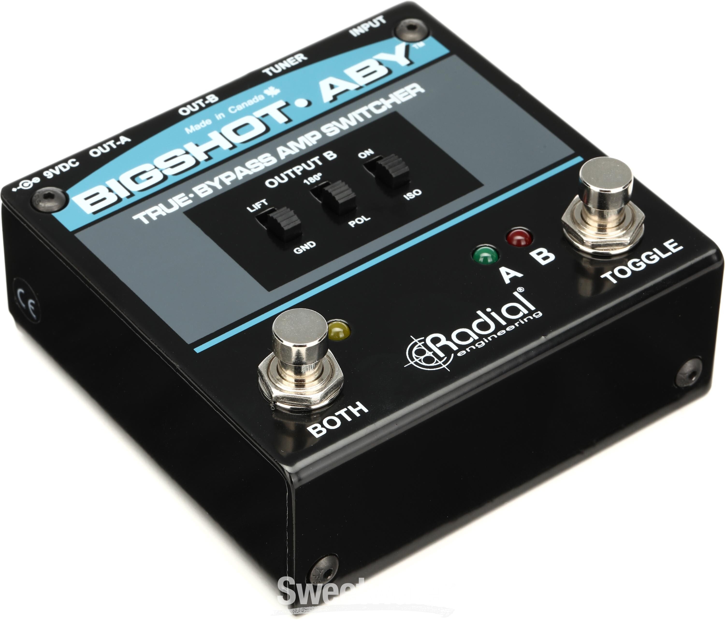 Radial BigShot ABY True-bypass Switch Pedal | Sweetwater