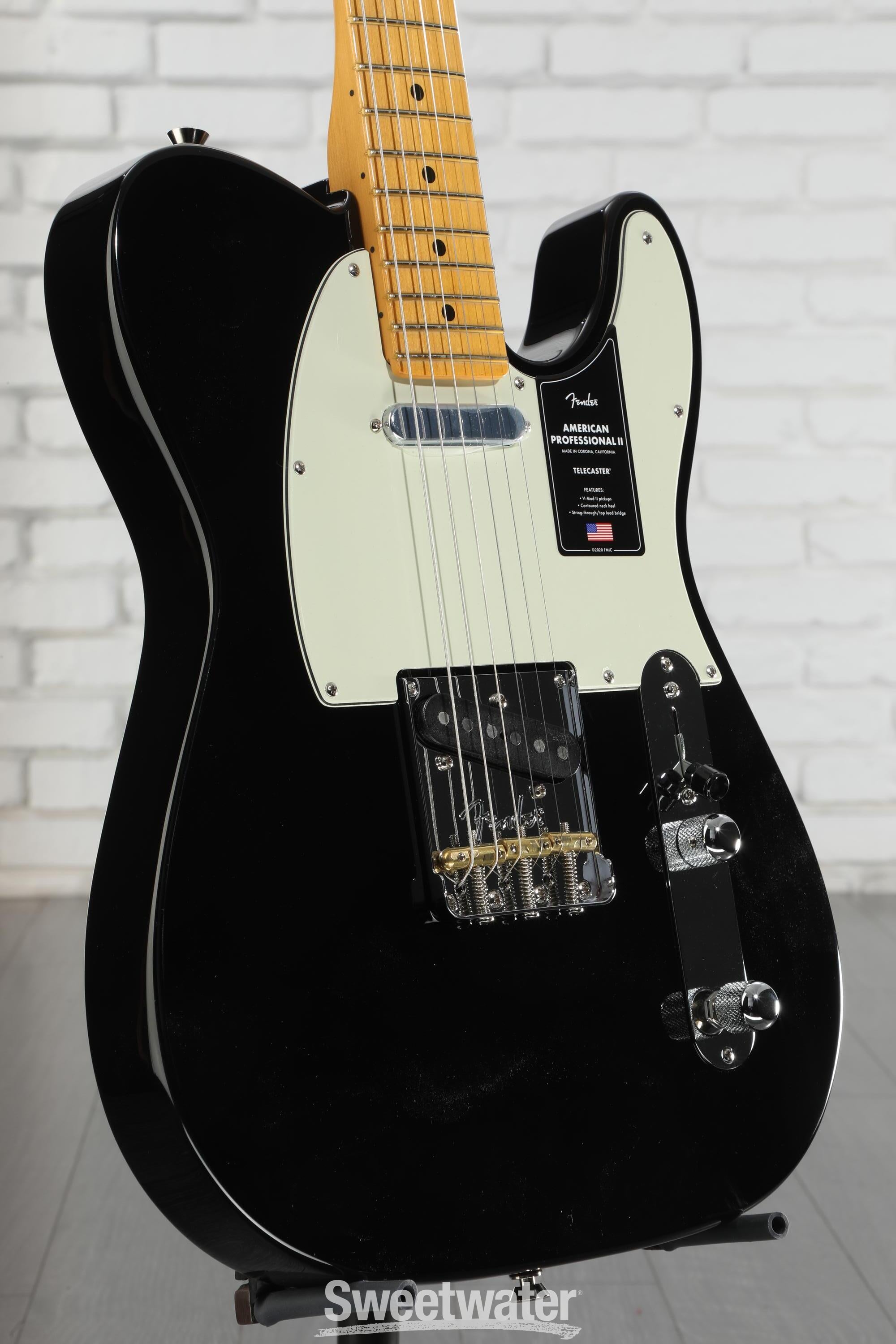 ギター Fender Player II Telecaster Black Maple Fender Player II Telecaster With Maple FB In Black
