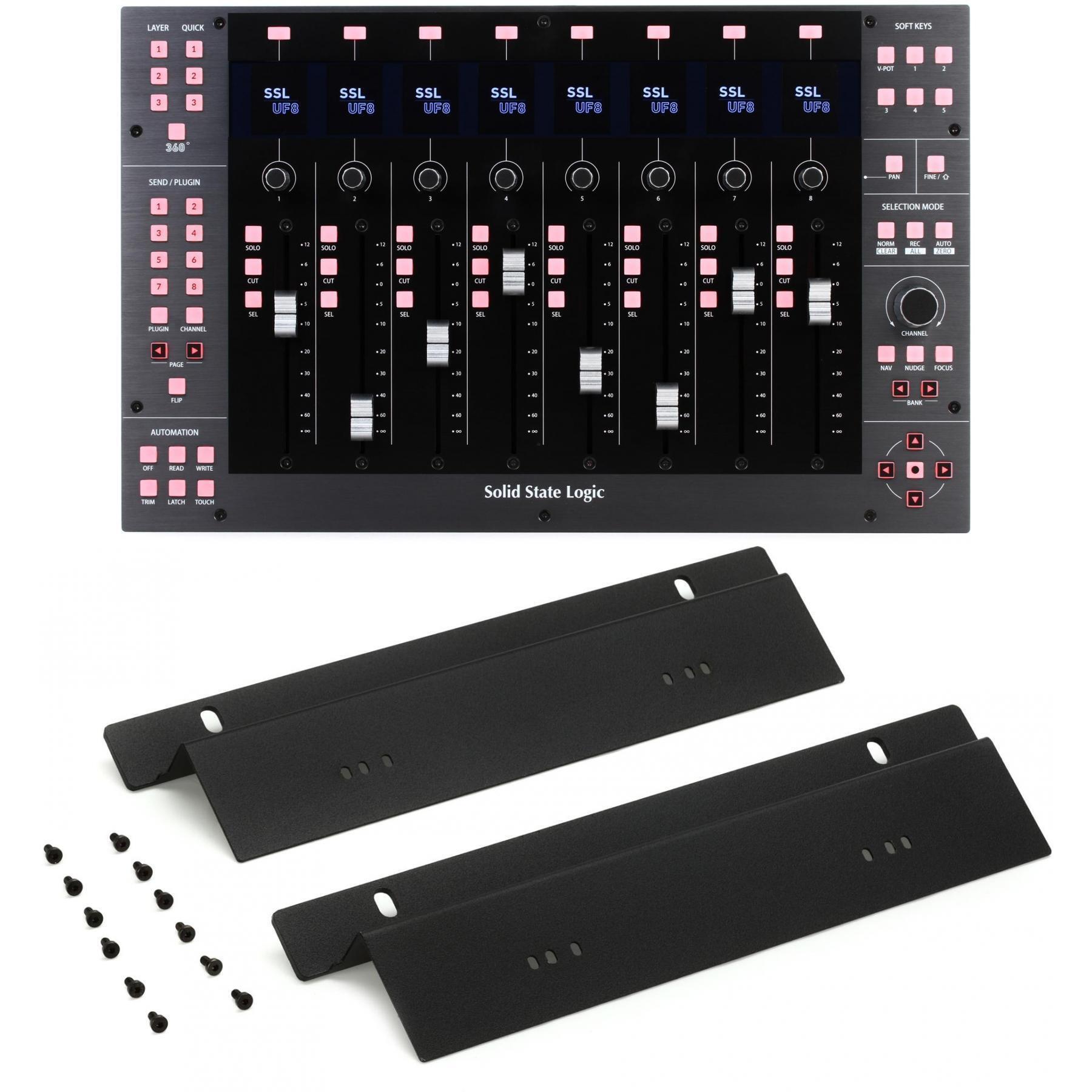 Solid State Logic UF8 Advanced DAW Controller with Rackmount Kit