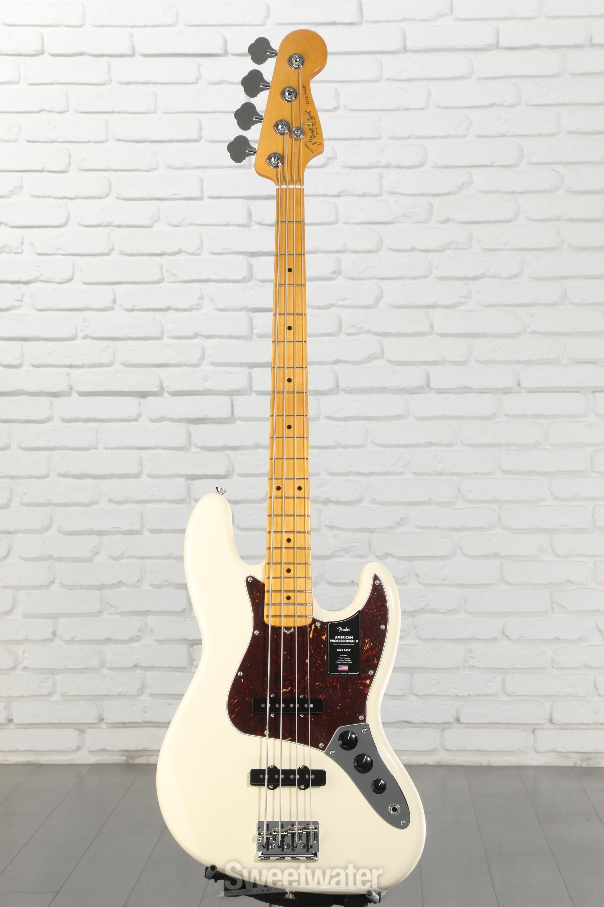 Fender American Professional II Jazz Bass - Olympic White with
