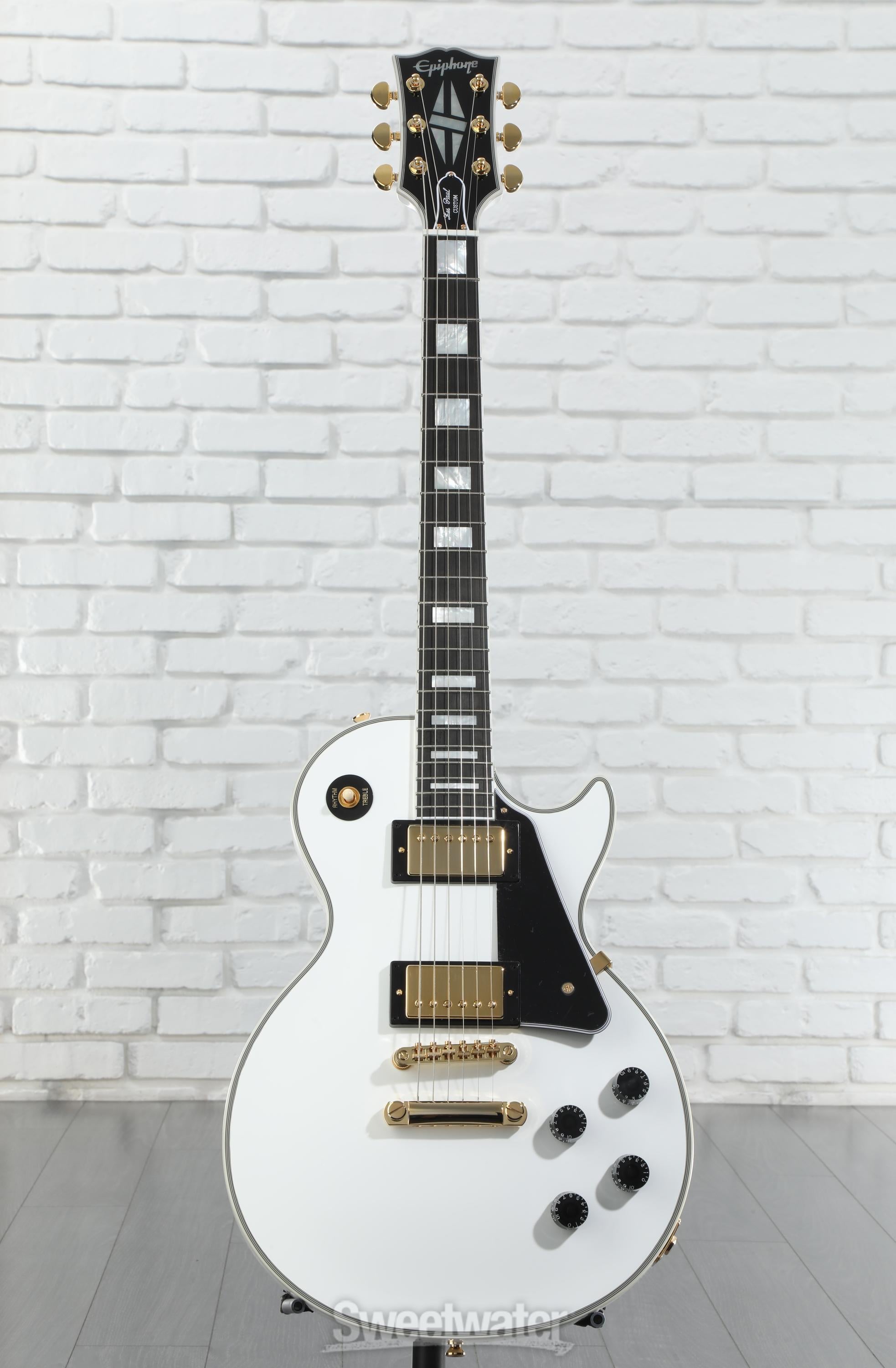 Epiphone Les Paul Custom Electric Guitar - Alpine White