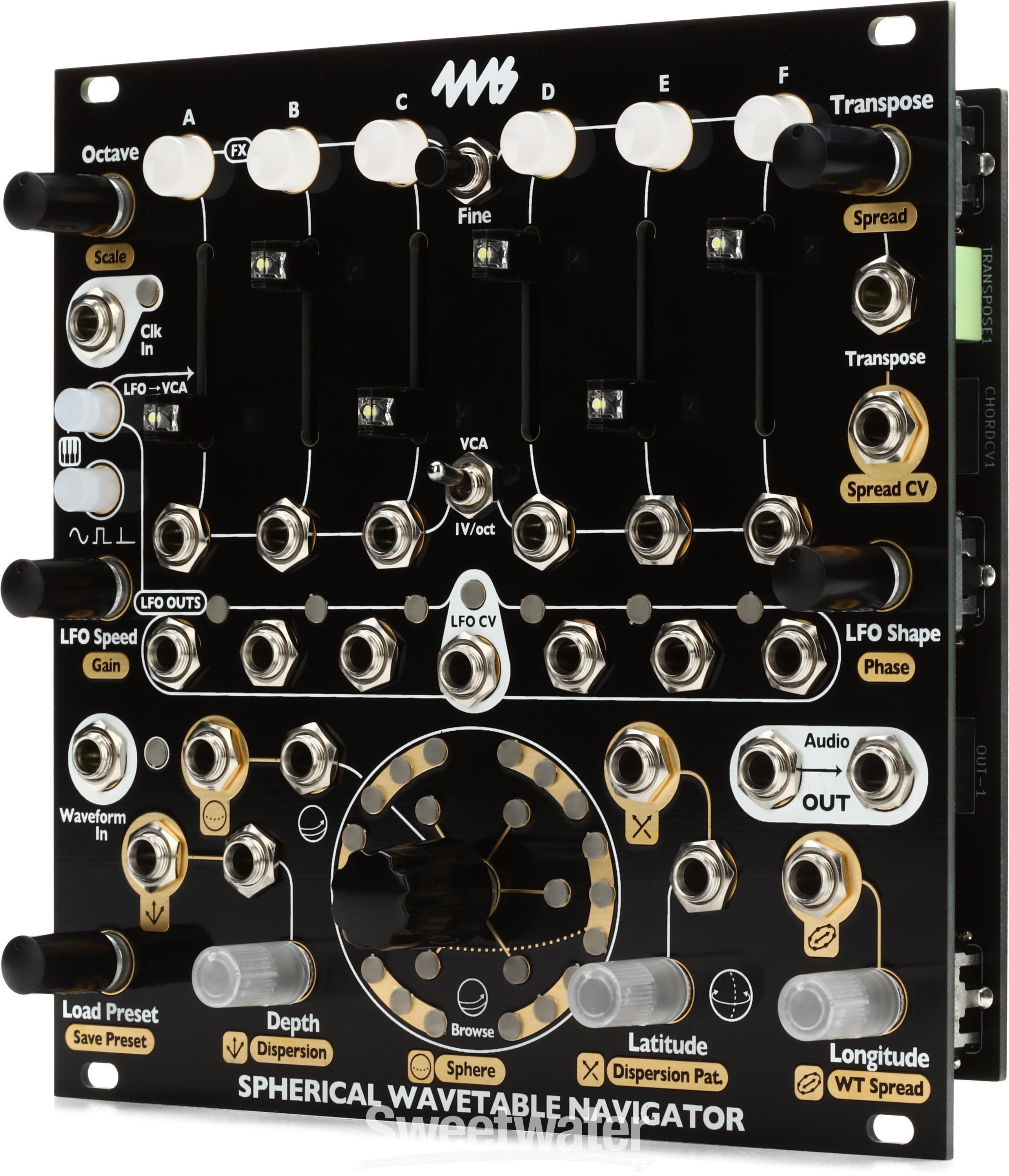 4ms Spherical Wavetable Module Eurorack Module | Sweetwater